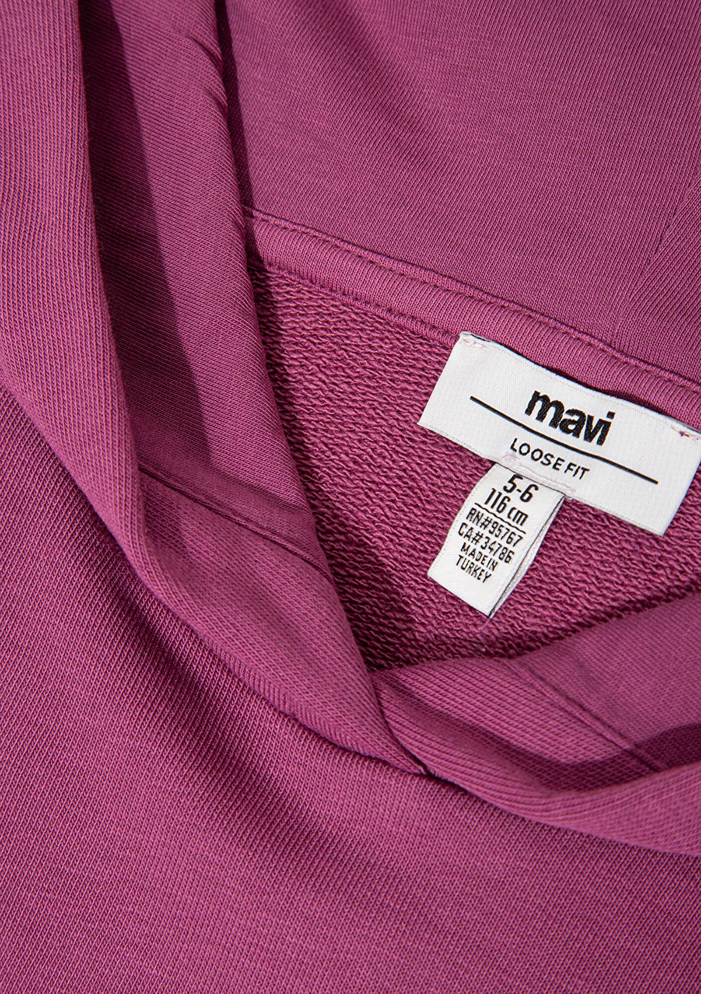 Mavi Mavi Logo Baskılı Pembe Sweatshirt 7S10147-70651