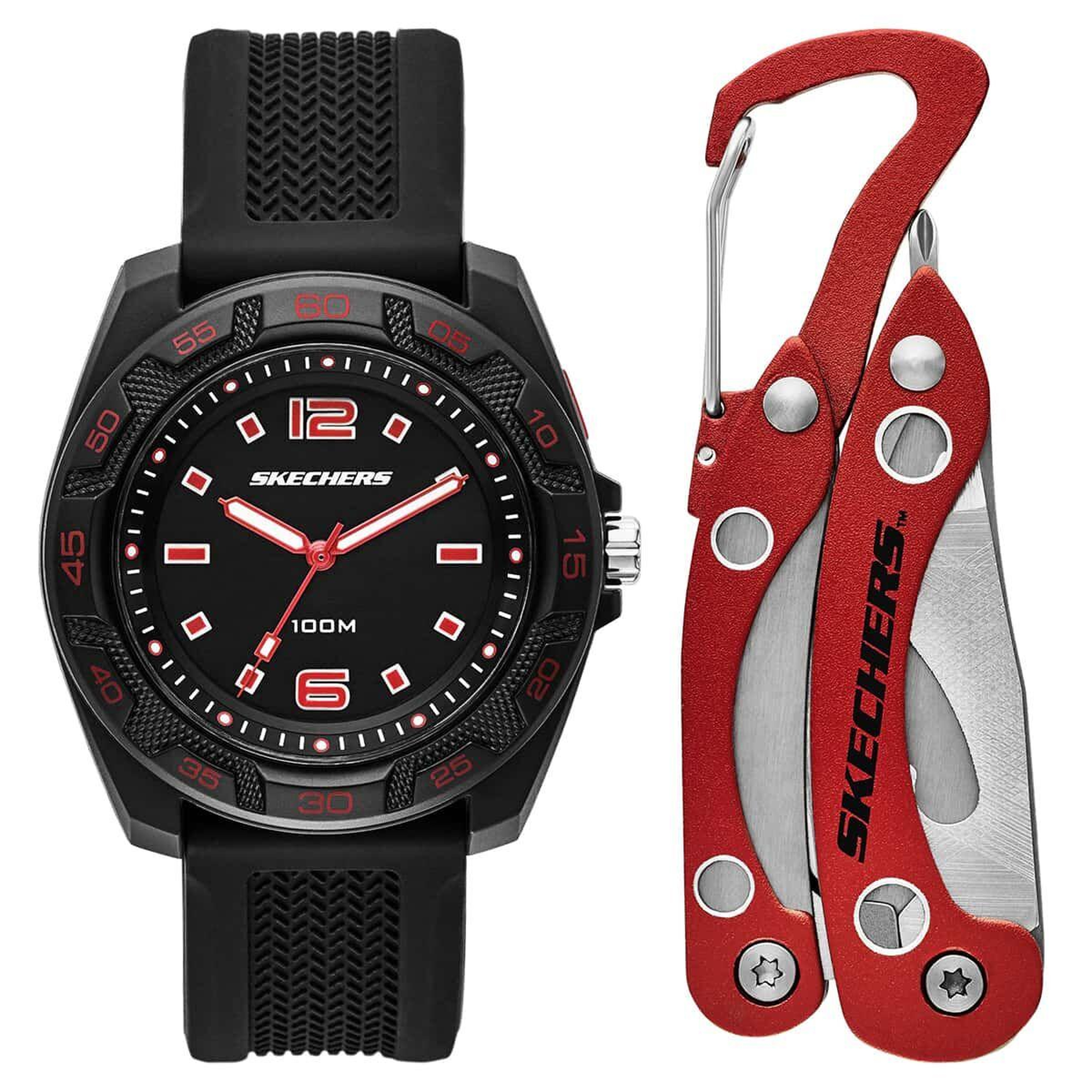 Skechers SR8501 Erkek Kol Saati ve Çok Amaçlı Alet Seti