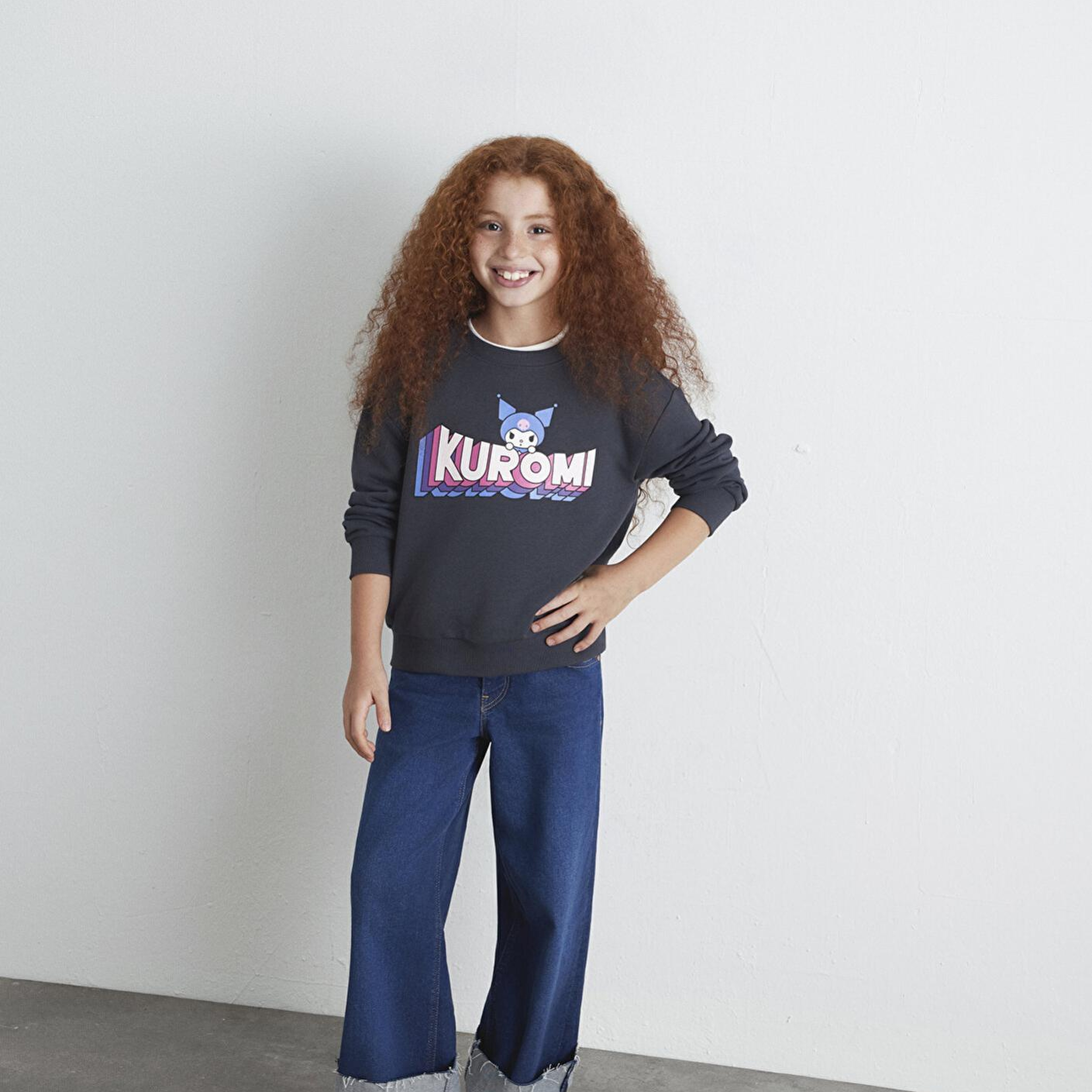 Mavi Kuromi Baskılı Antrasit Sweatshirt 7S10139-70087