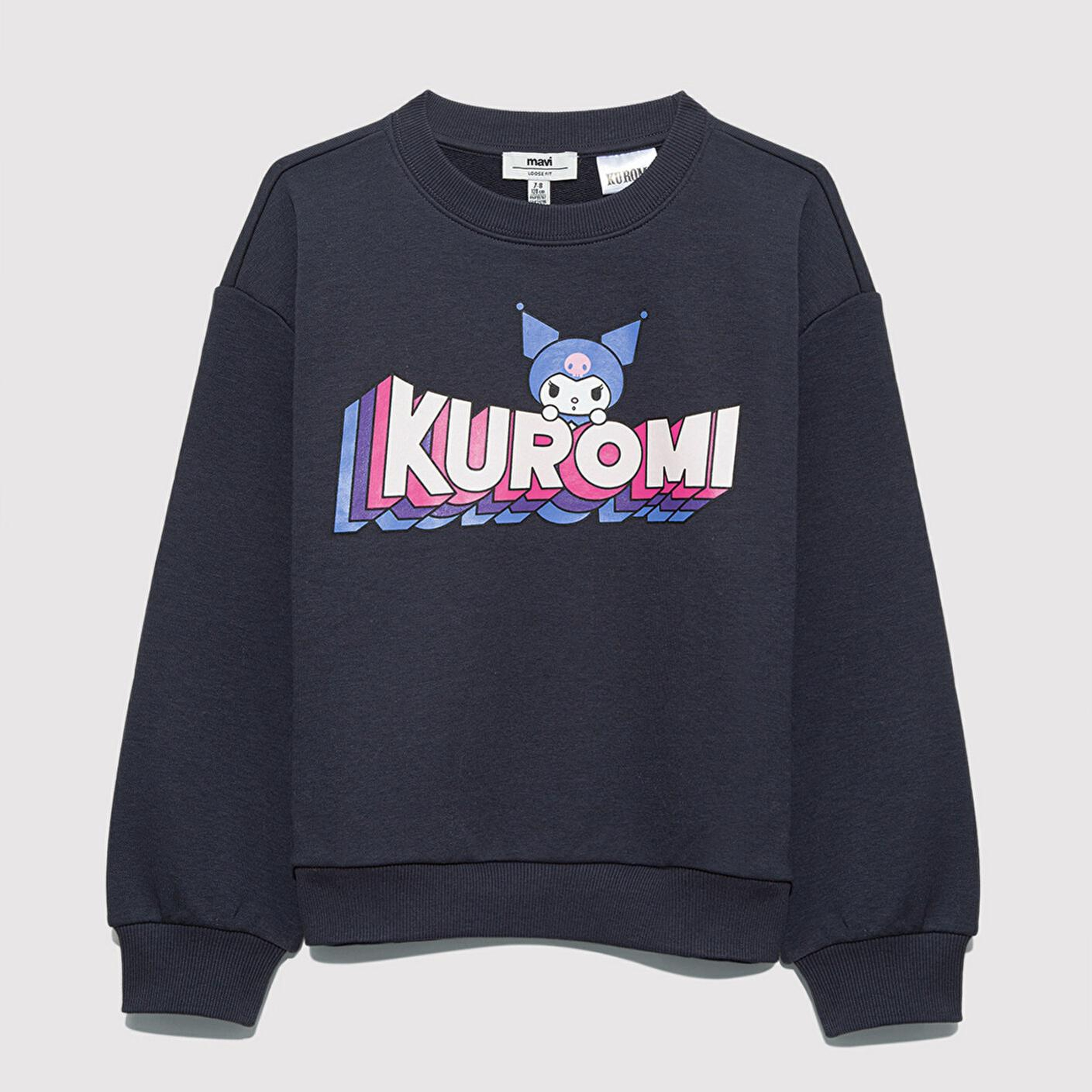 Mavi Kuromi Baskılı Antrasit Sweatshirt 7S10139-70087