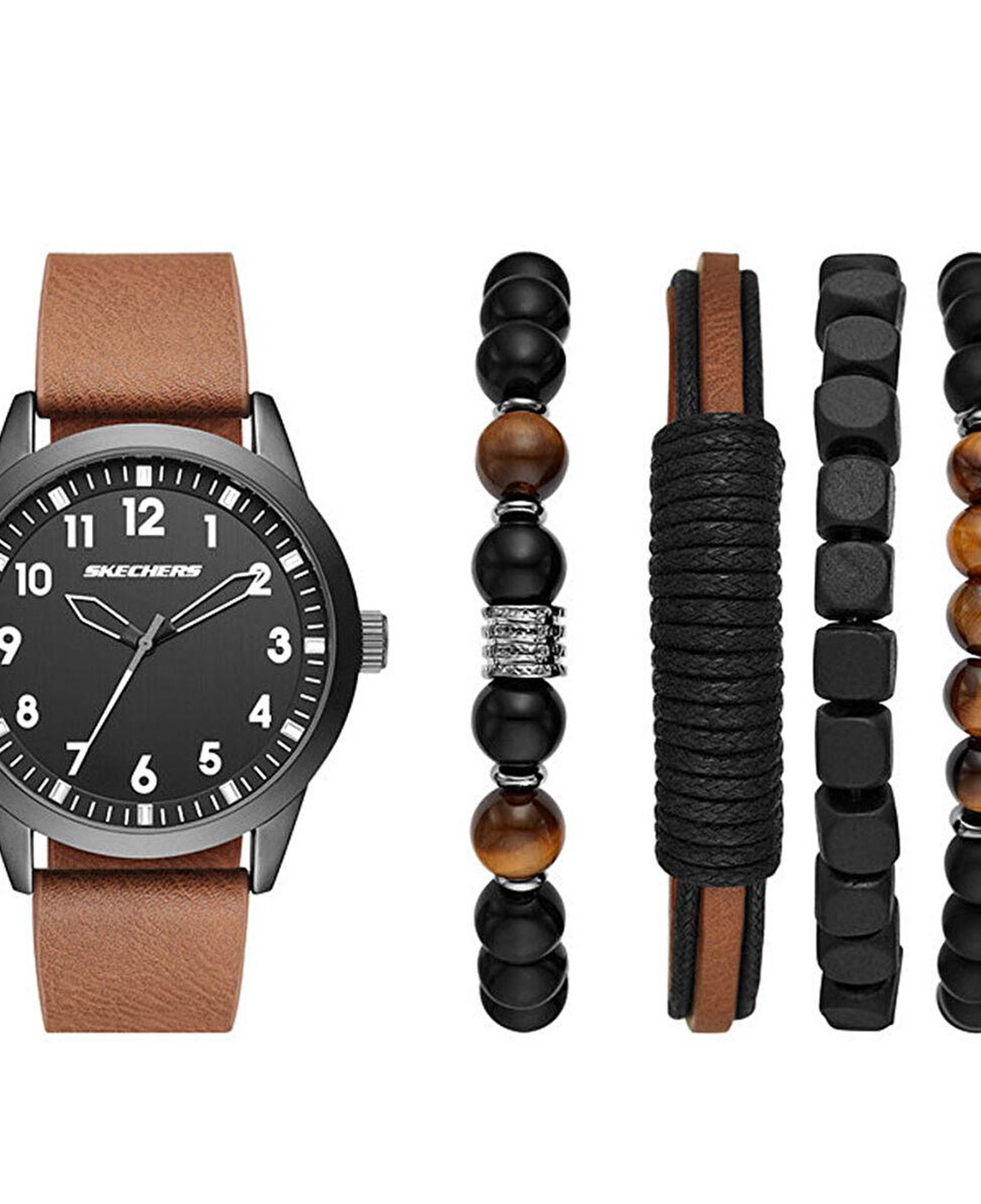 Skechers SR9065 Erkek Set Kol Saati ve Bileklik