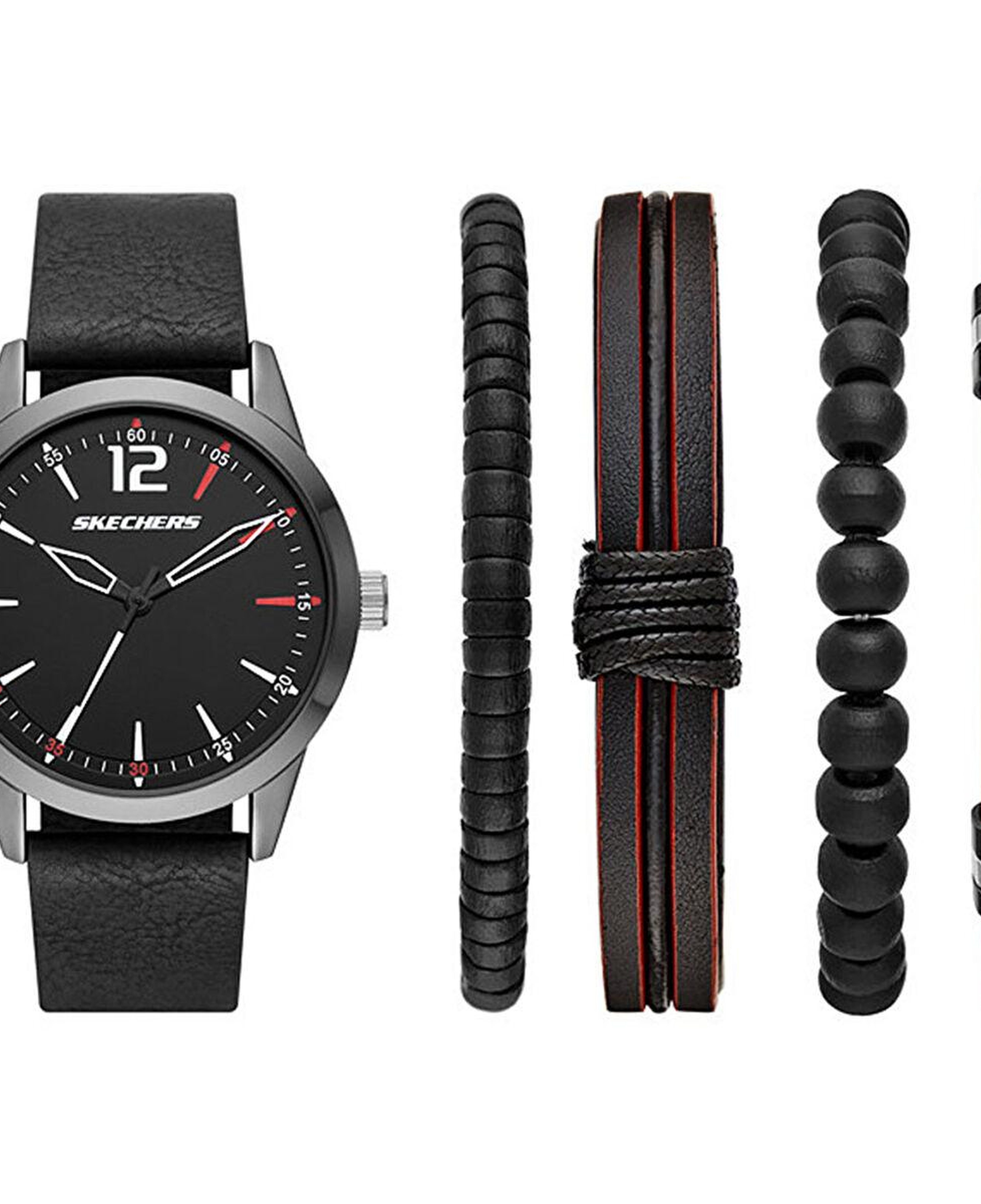 Skechers SR9066 Erkek Set Kol Saati ve Bileklik