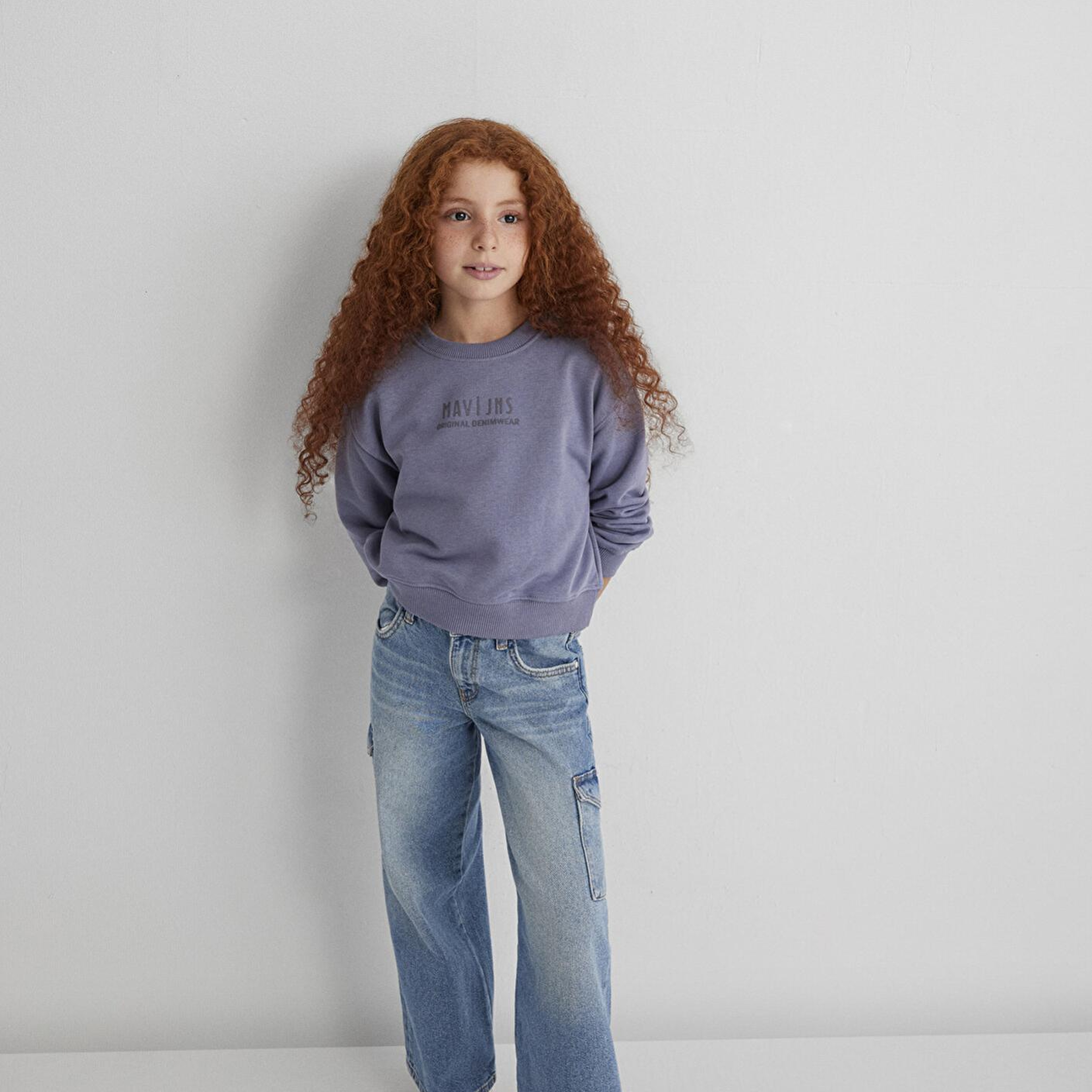 Mavi Mavi Jns Baskılı Mor Sweatshirt 7S10146-88095
