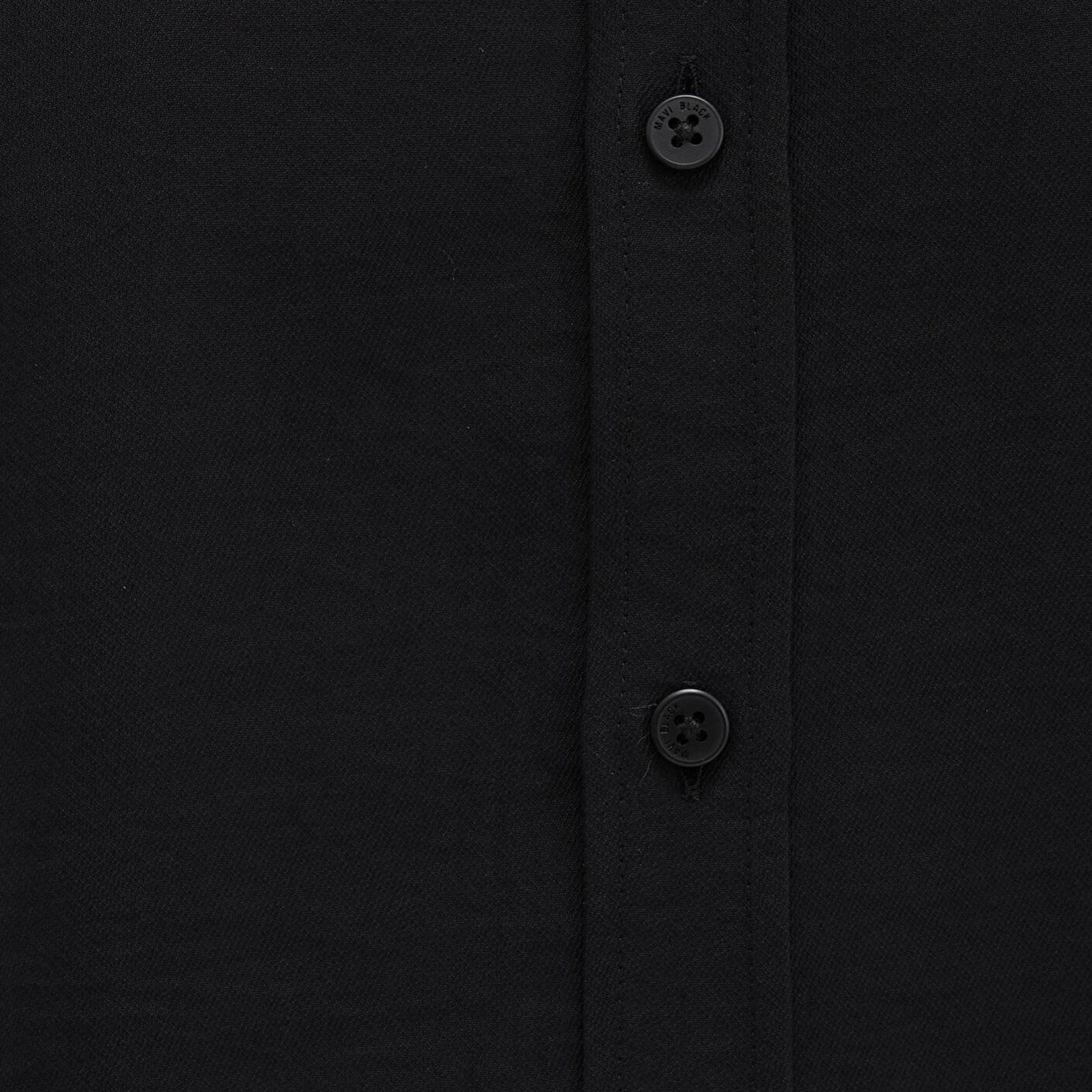 Mavi Siyah (TENCEL™) Liyosel Gömlek Regular Fit / Normal Kesim 0211659-900