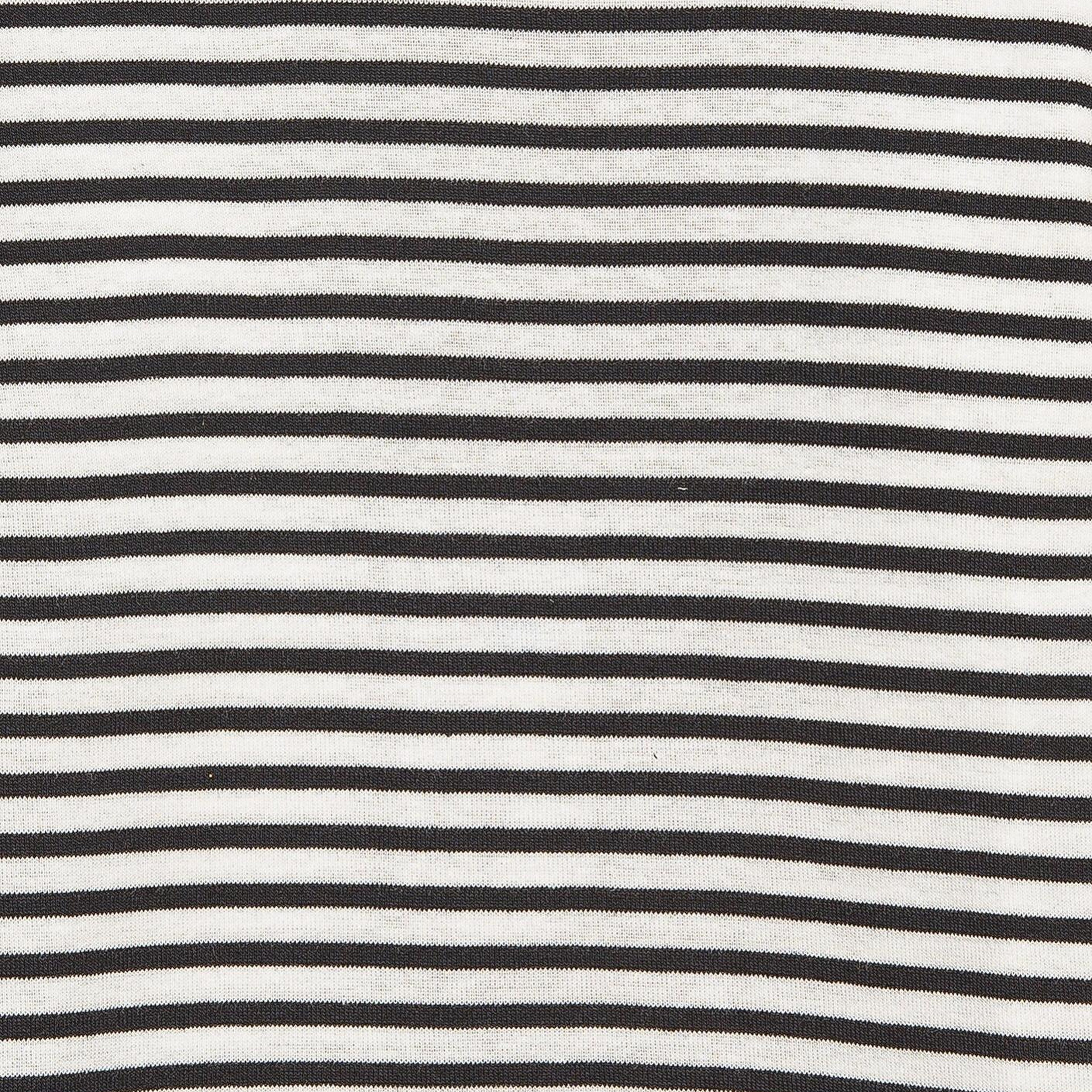 Mavi Çizgili Basic Tişört Fitted / Vücuda Oturan Kesim 7610351-86625