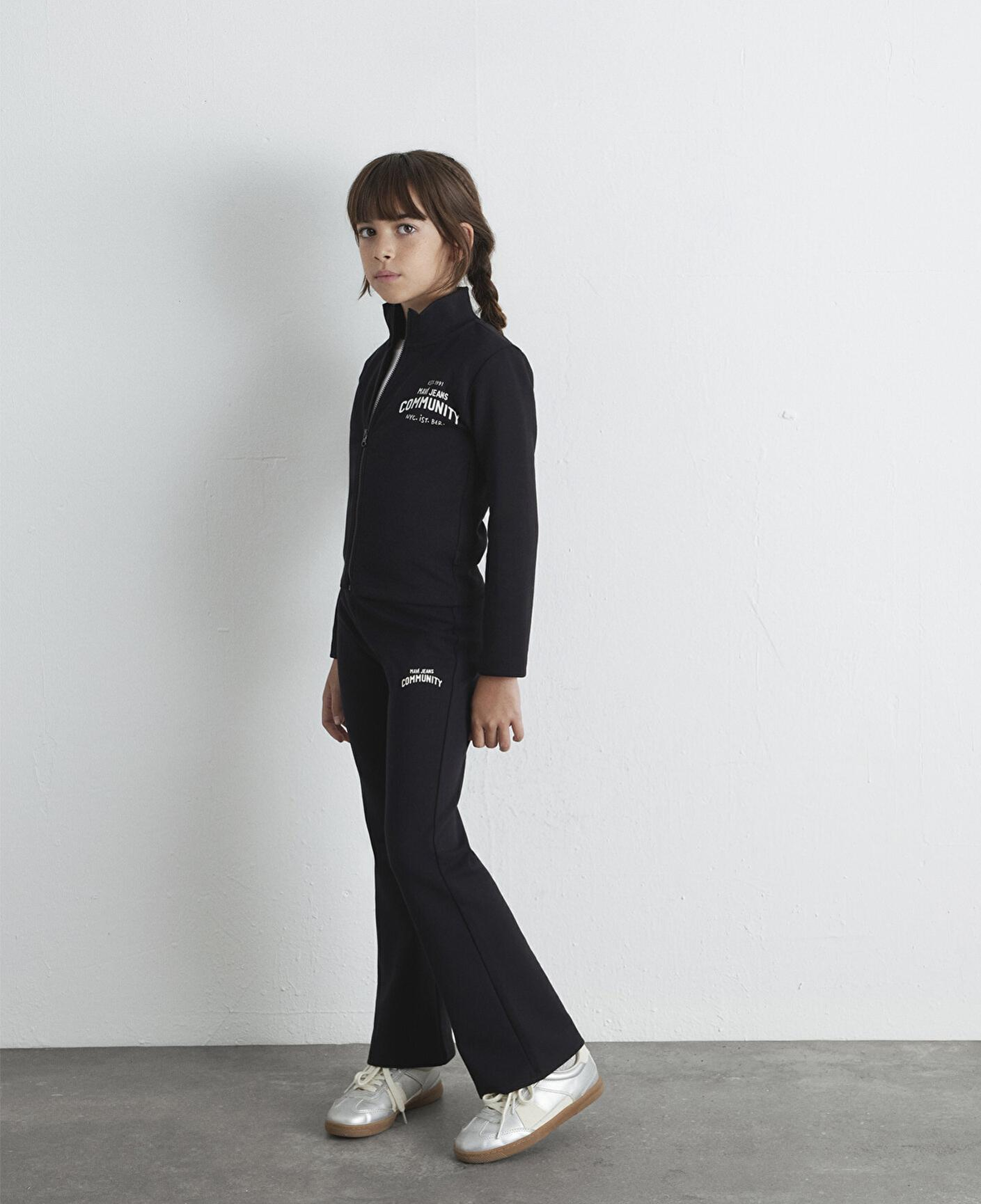 Mavi Mavi Jeans Baskılı Siyah İnterlok Sweatshirt 7S10129-900