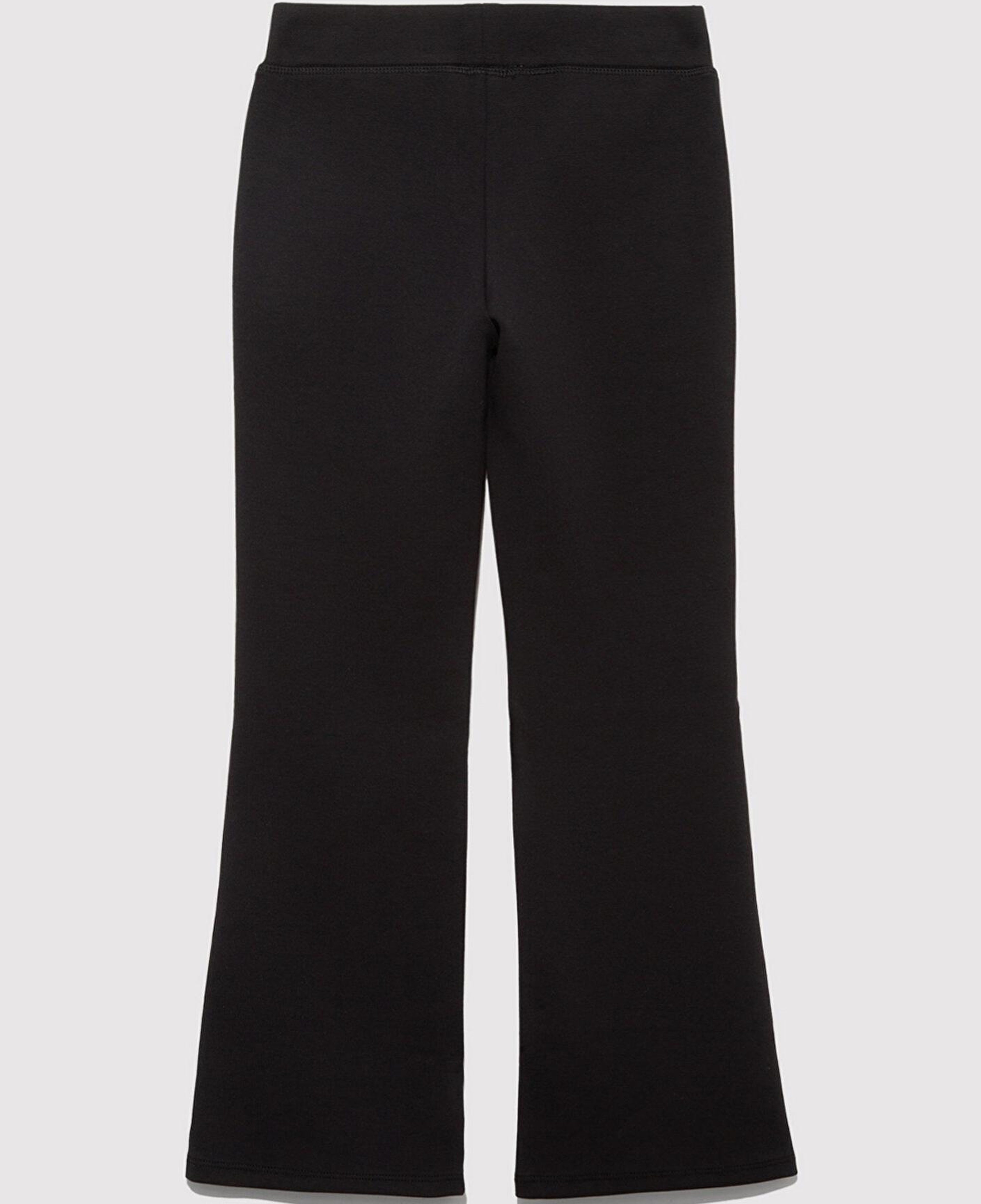 Mavi İspanyol Paça Siyah İnterlok Eşofman Altı 7010035-900