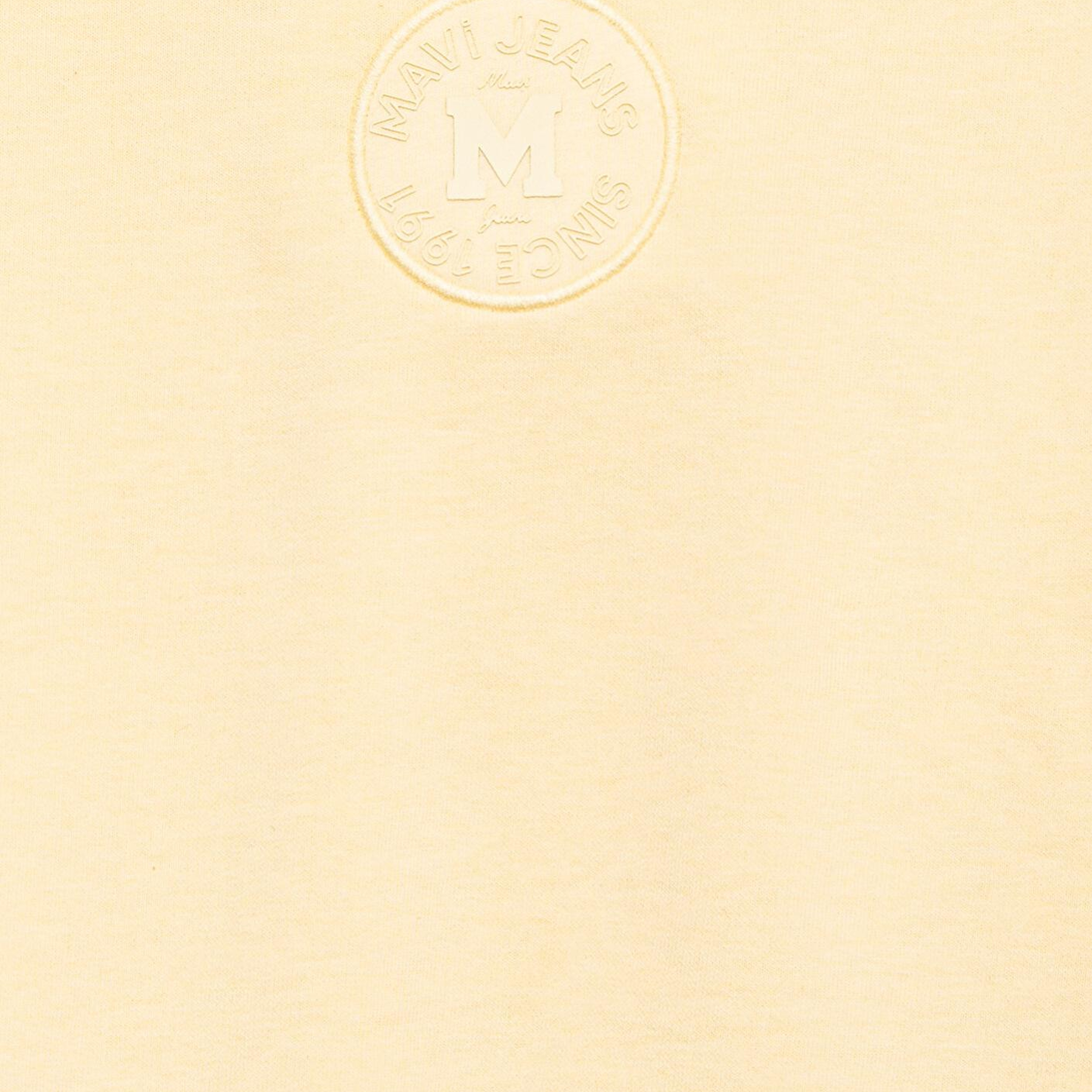 Mavi Mavi Patch Logo Sarı Sweatshirt 7S10143-70024