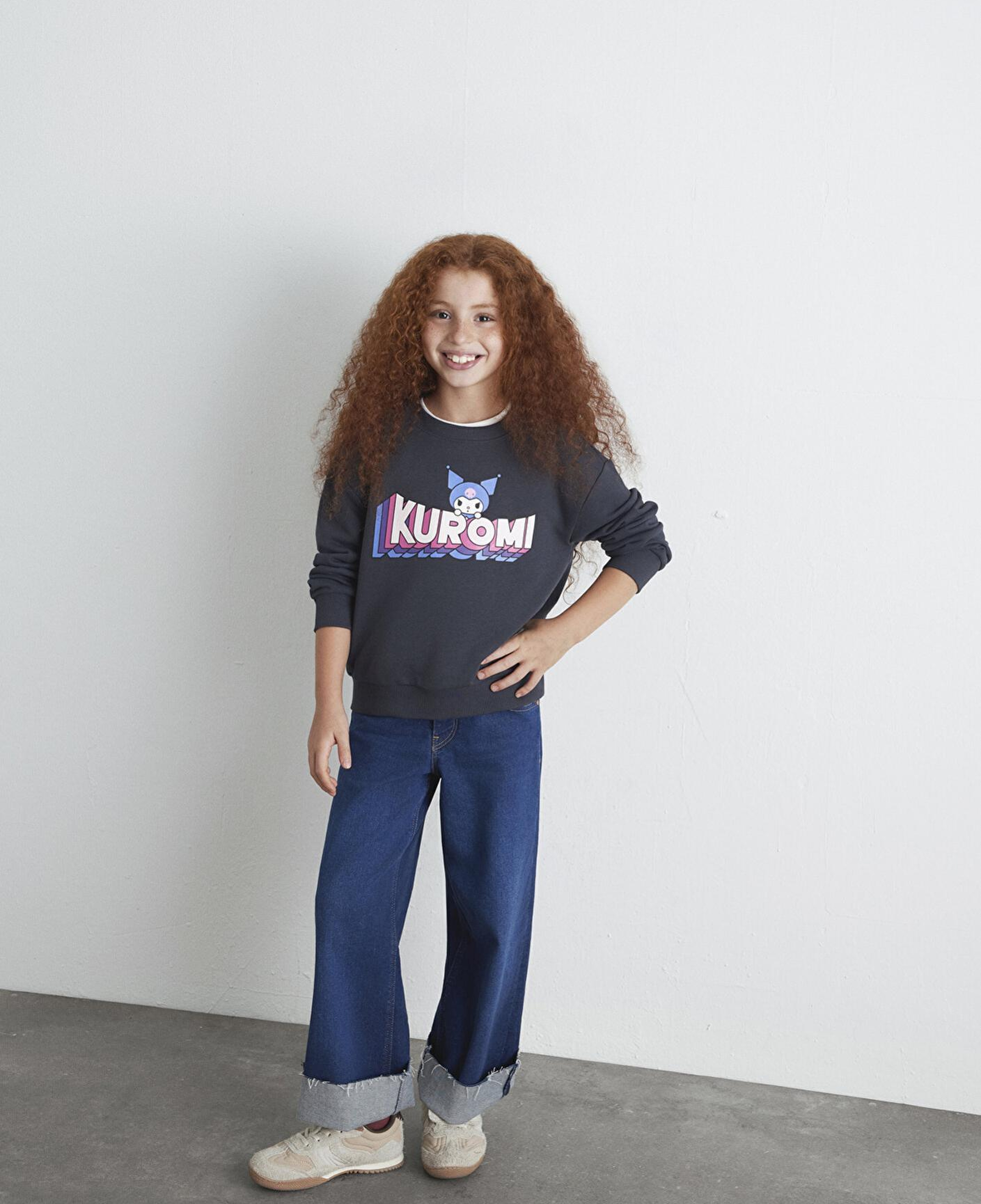 Mavi Kuromi Baskılı Antrasit Sweatshirt 7S10139-70087