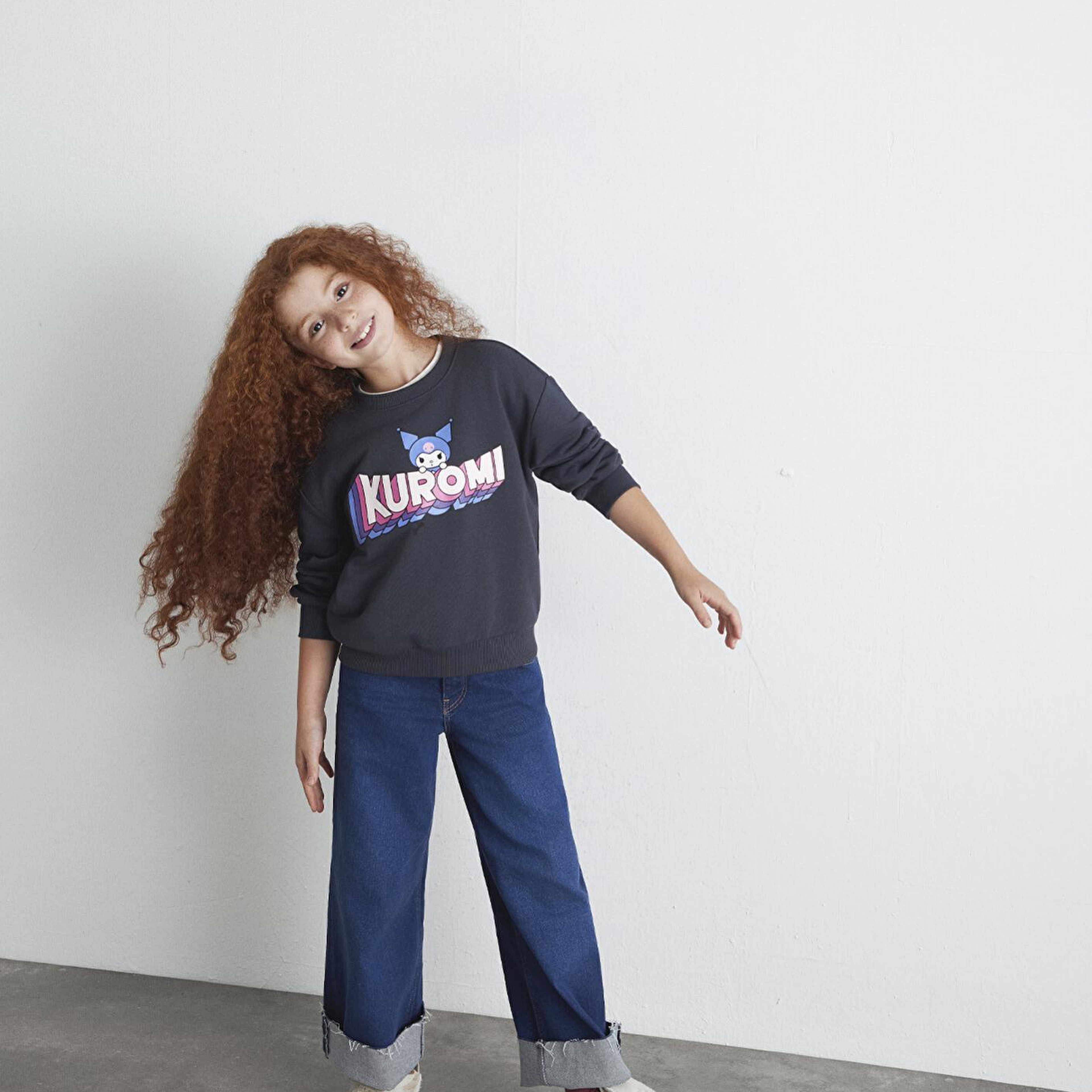 Mavi Kuromi Baskılı Antrasit Sweatshirt 7S10139-70087