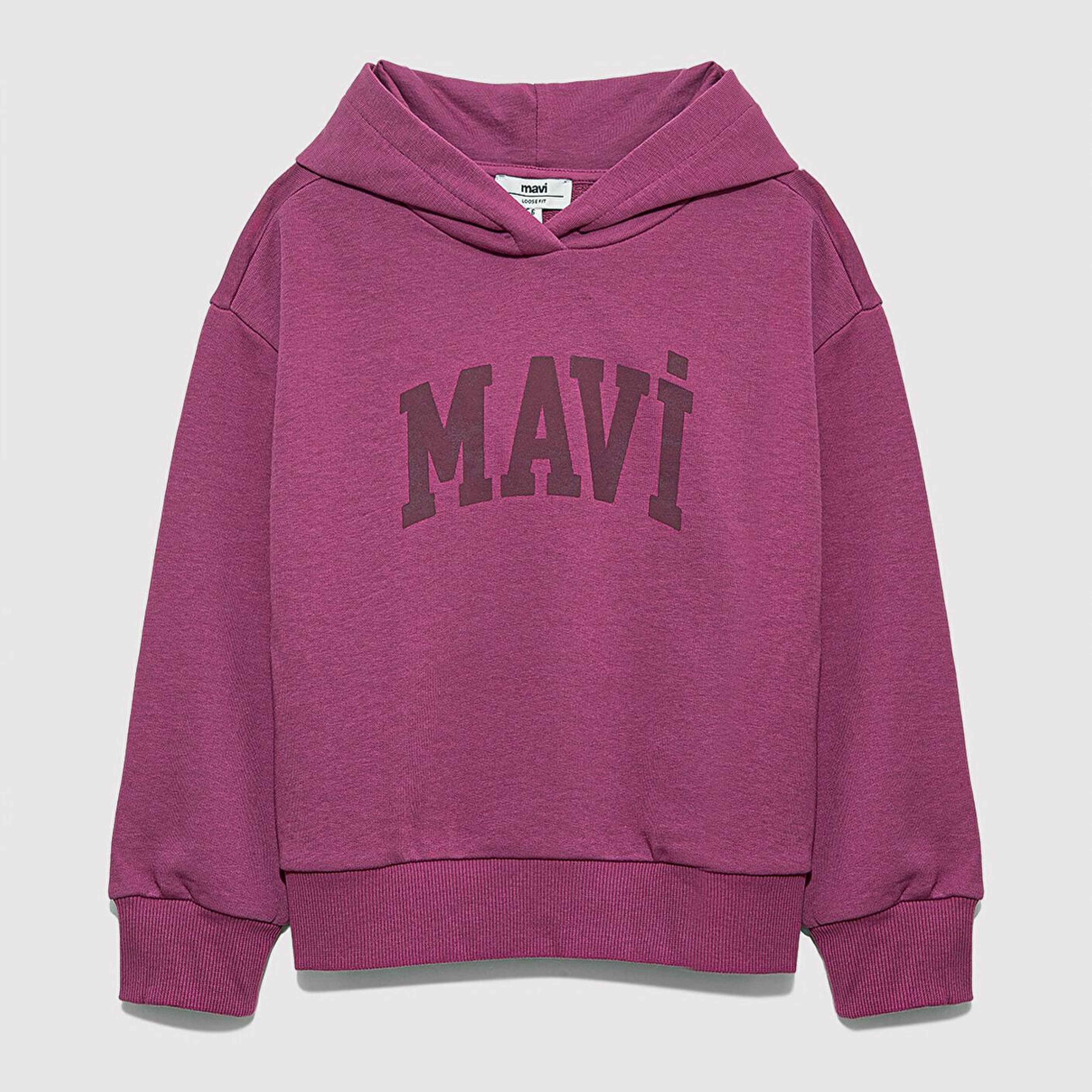 Mavi Mavi Logo Baskılı Pembe Sweatshirt 7S10147-70651