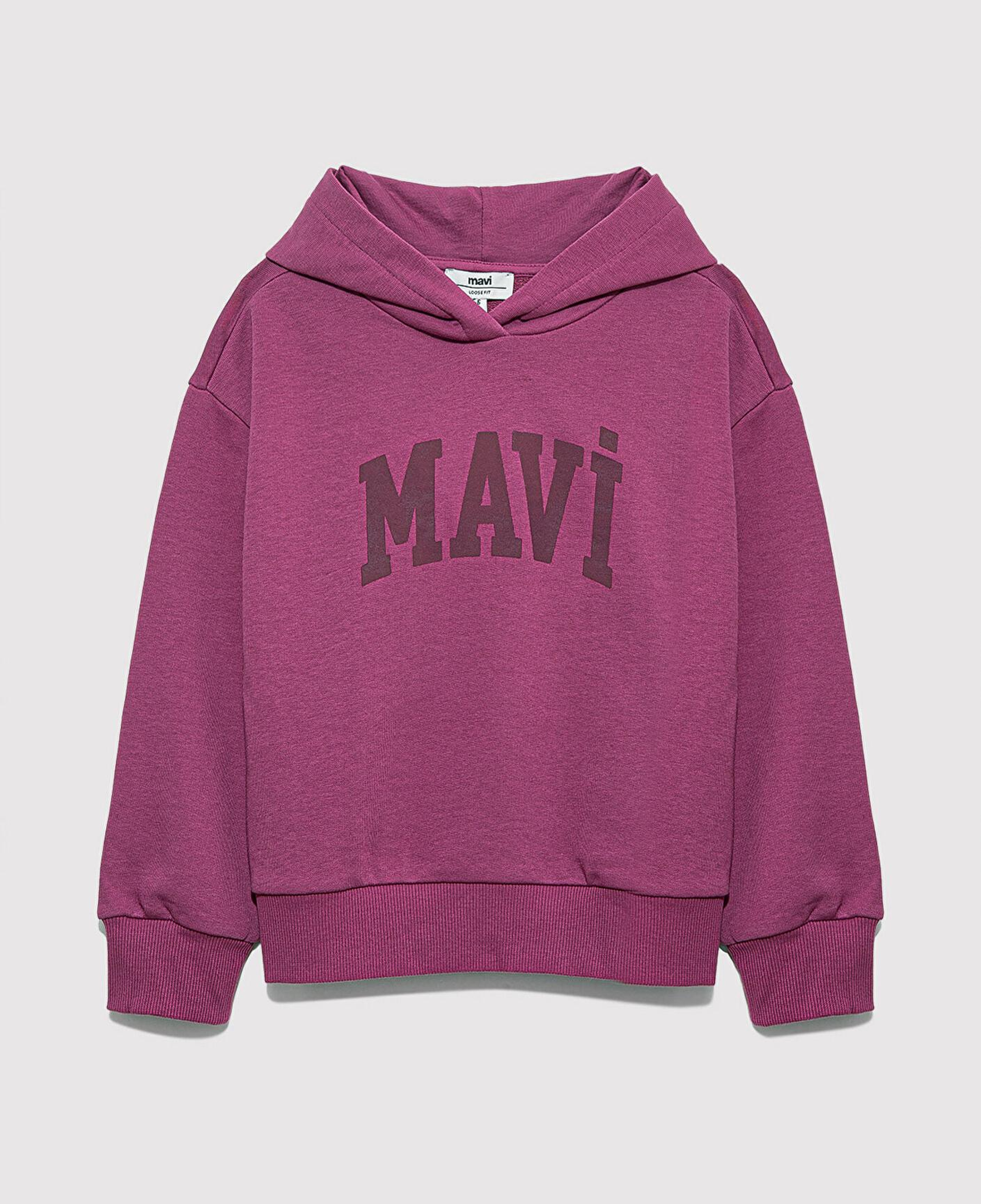 Mavi Mavi Logo Baskılı Pembe Sweatshirt 7S10147-70651