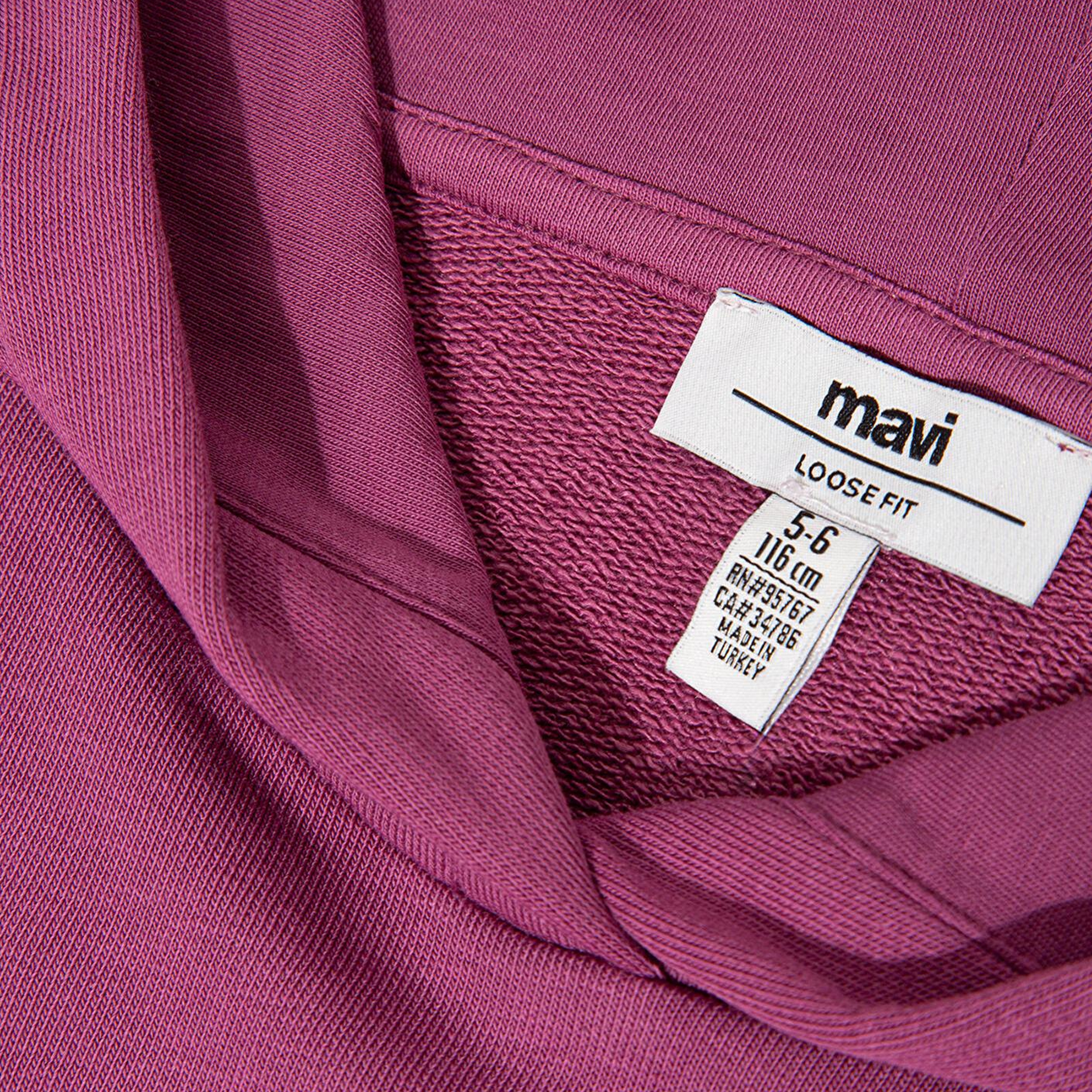 Mavi Mavi Logo Baskılı Pembe Sweatshirt 7S10147-70651
