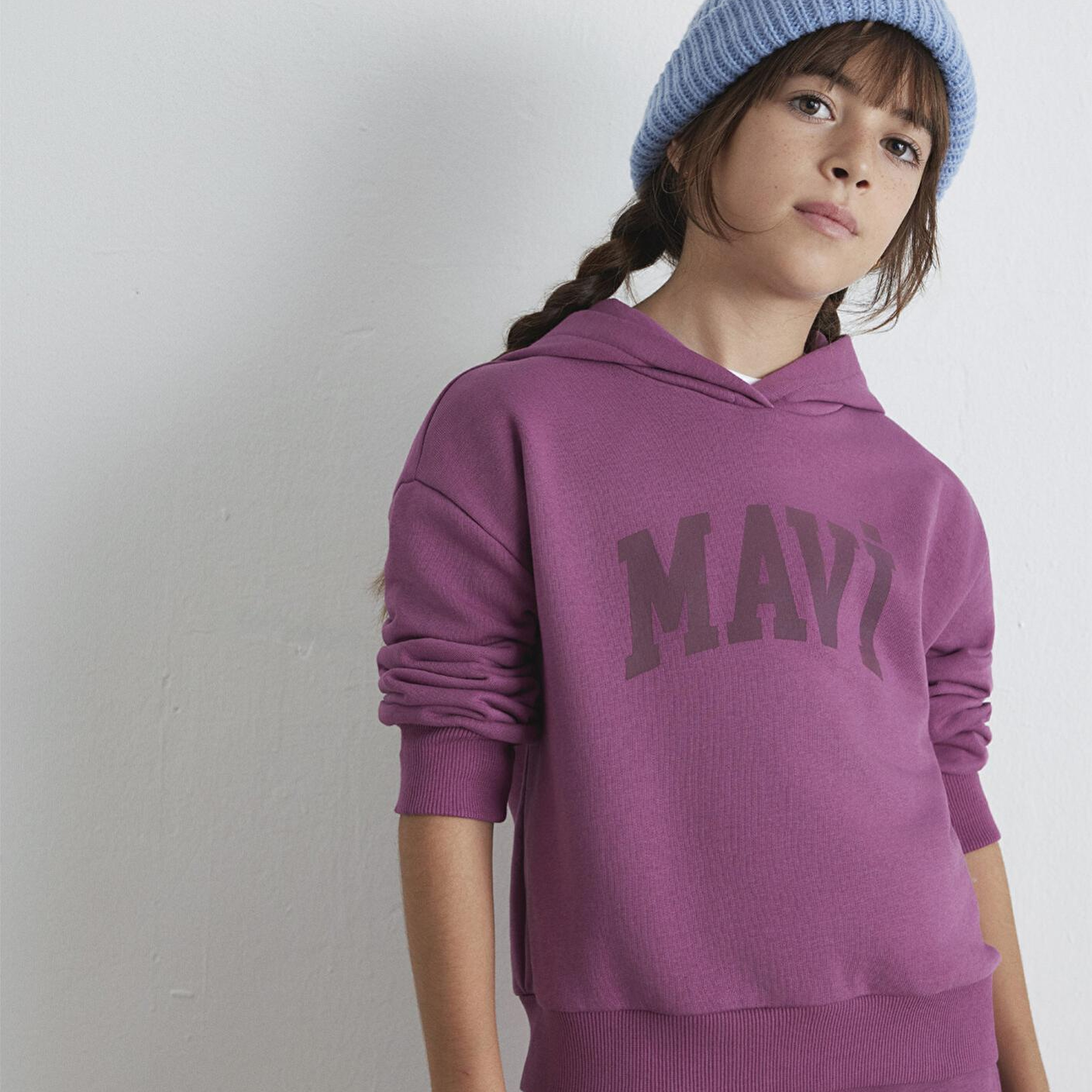 Mavi Mavi Logo Baskılı Pembe Sweatshirt 7S10147-70651