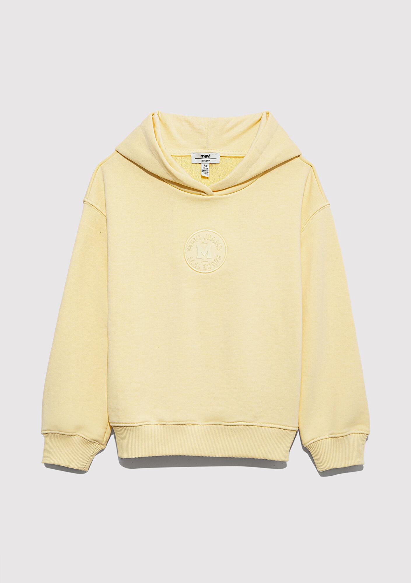 Mavi Mavi Patch Logo Sarı Sweatshirt 7S10143-70024