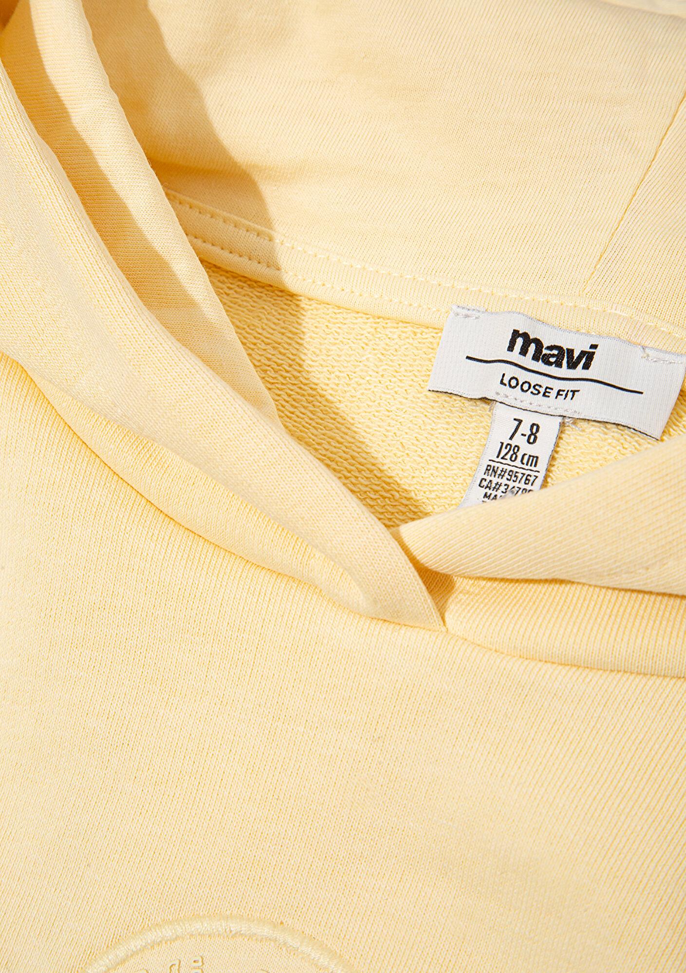 Mavi Mavi Patch Logo Sarı Sweatshirt 7S10143-70024