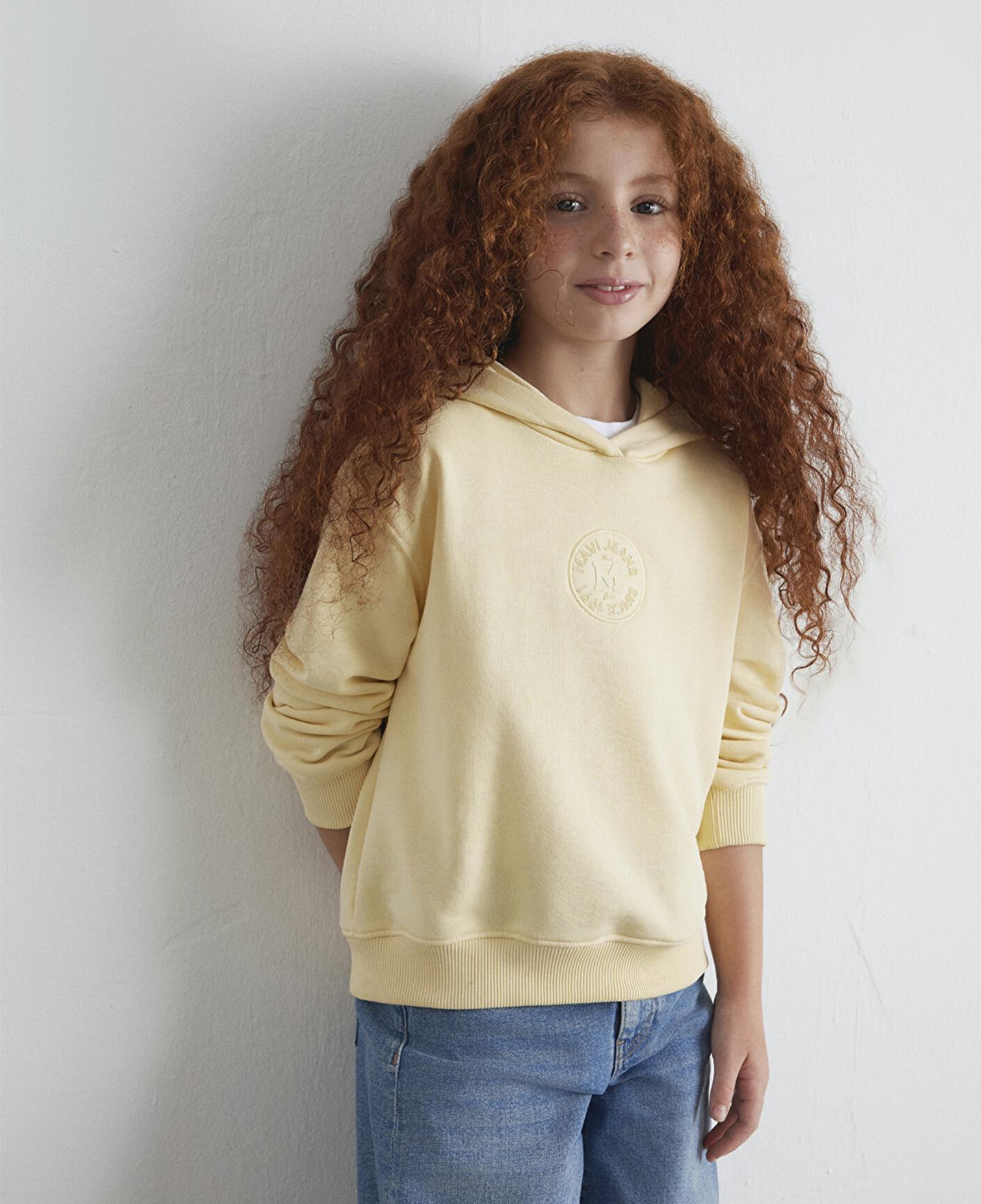 Mavi Mavi Patch Logo Sarı Sweatshirt 7S10143-70024