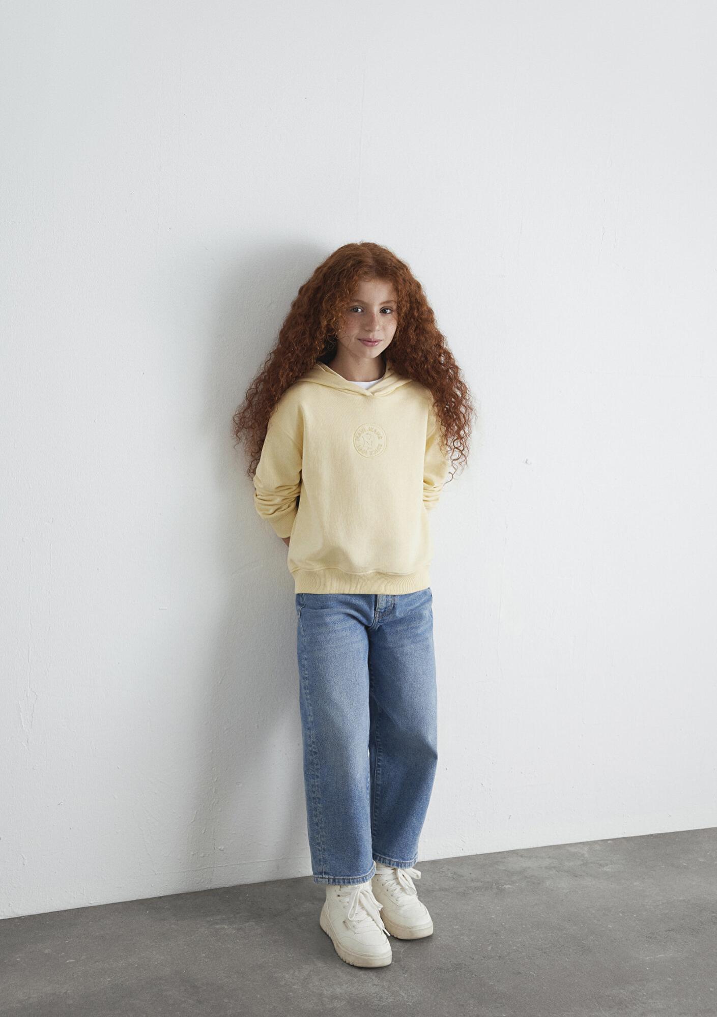 Mavi Mavi Patch Logo Sarı Sweatshirt 7S10143-70024