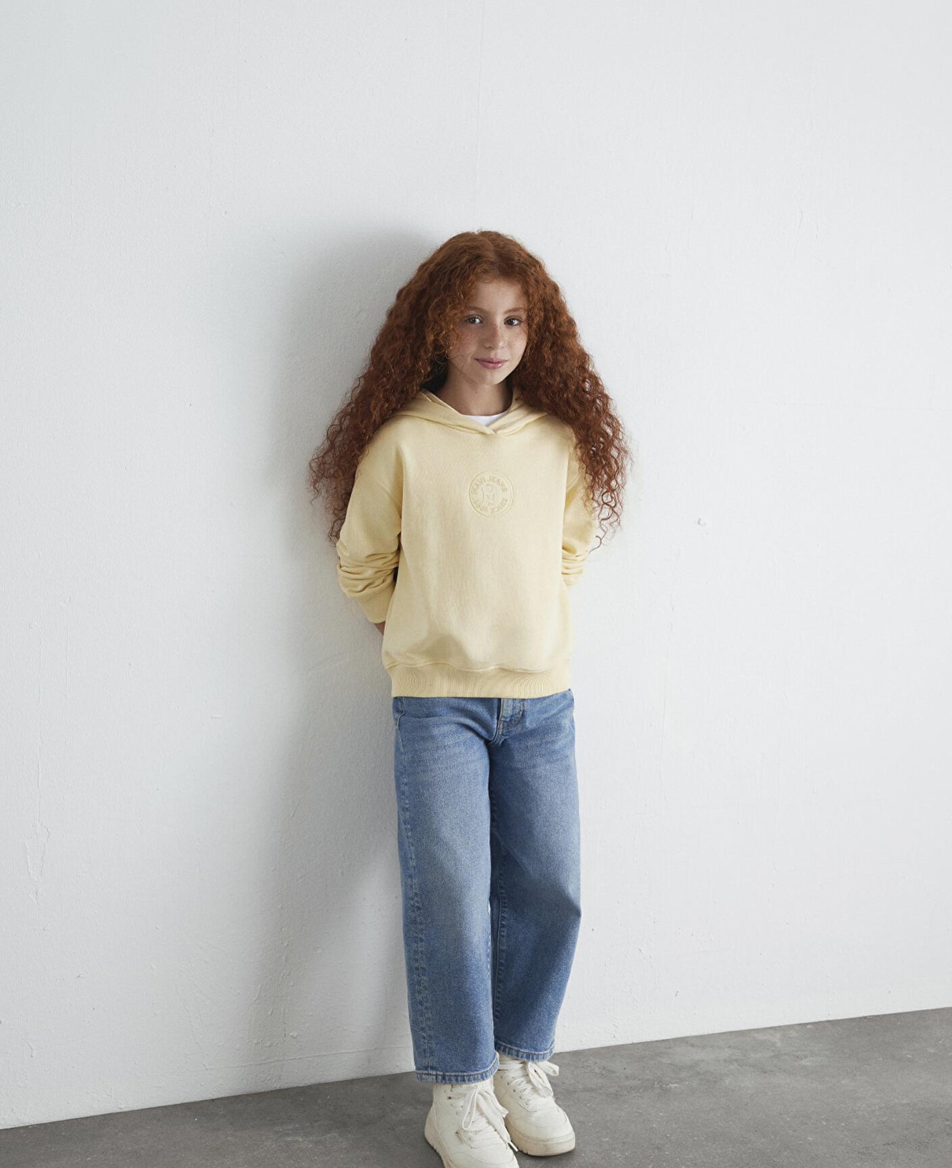 Mavi Mavi Patch Logo Sarı Sweatshirt 7S10143-70024