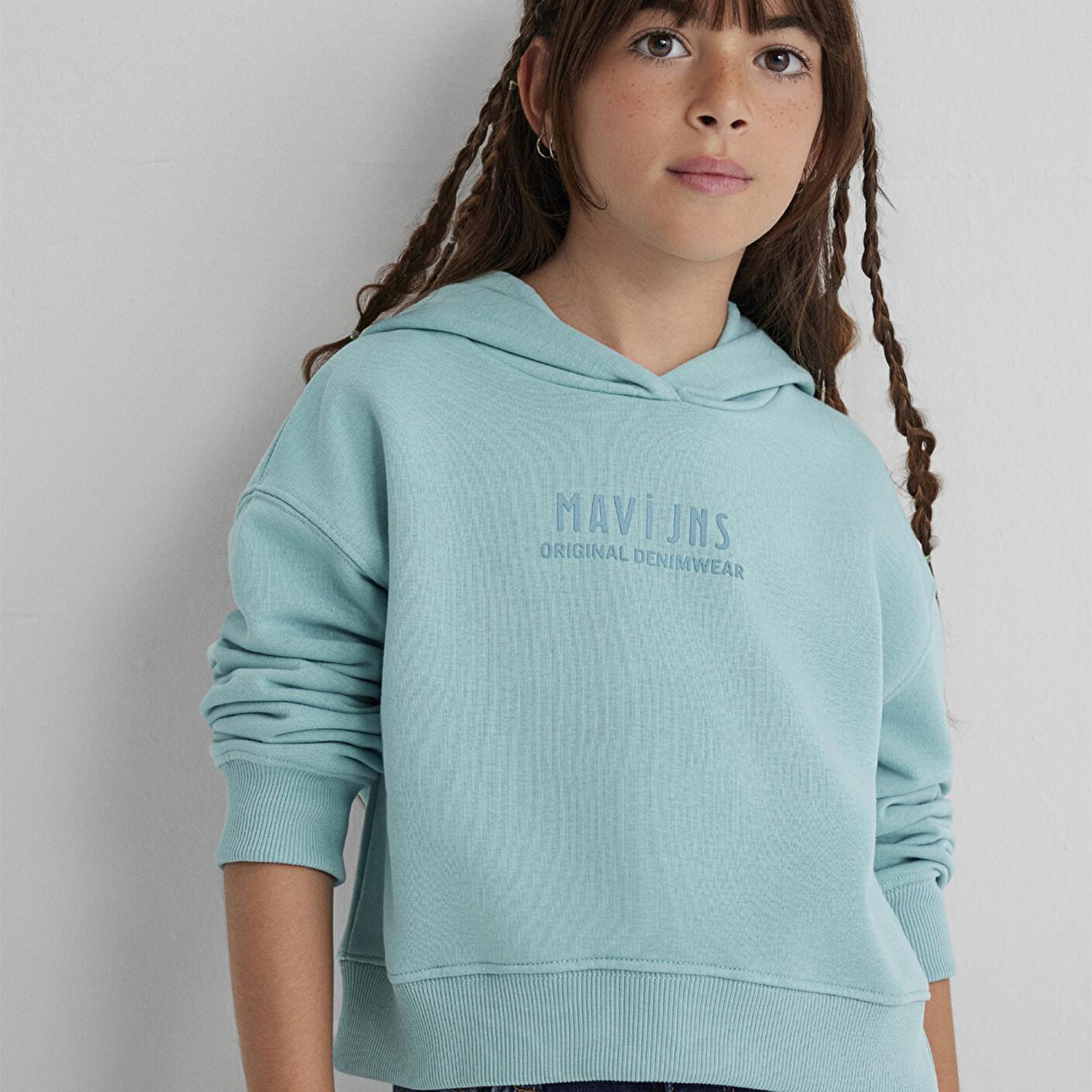 Mavi Mavi Baskılı Yeşil Sweatshirt 7S10145-71748