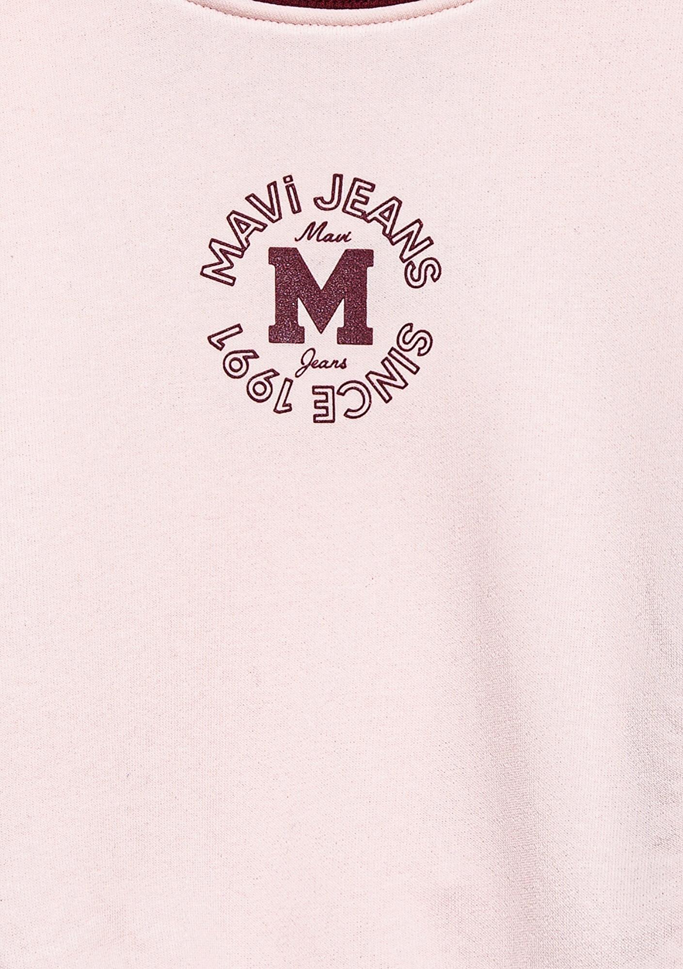 Mavi Mavi Jeans Baskılı Pembe Sweatshirt 7S10120-90773