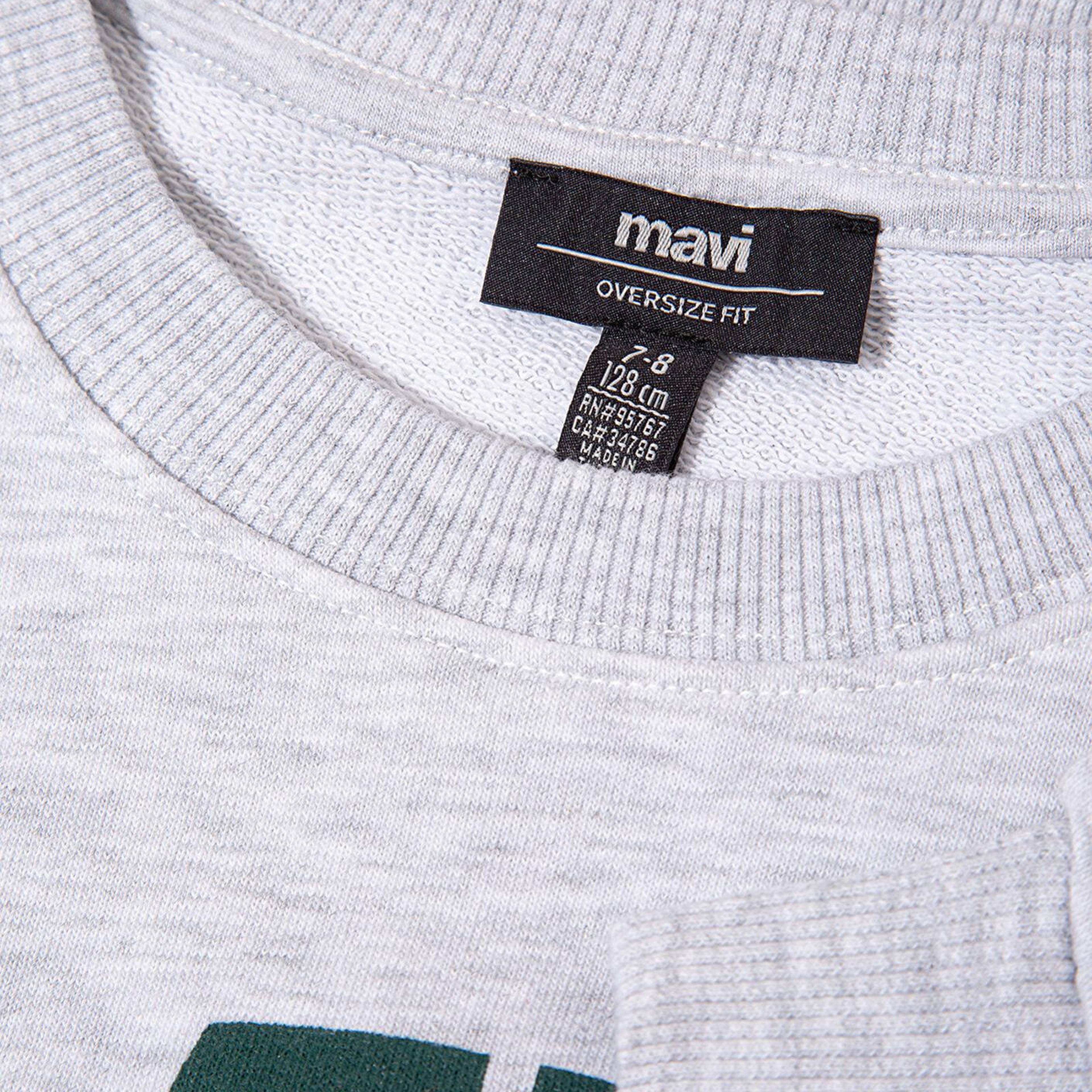 Mavi MV Baskılı Gri Sweatshirt 6S10054-88467