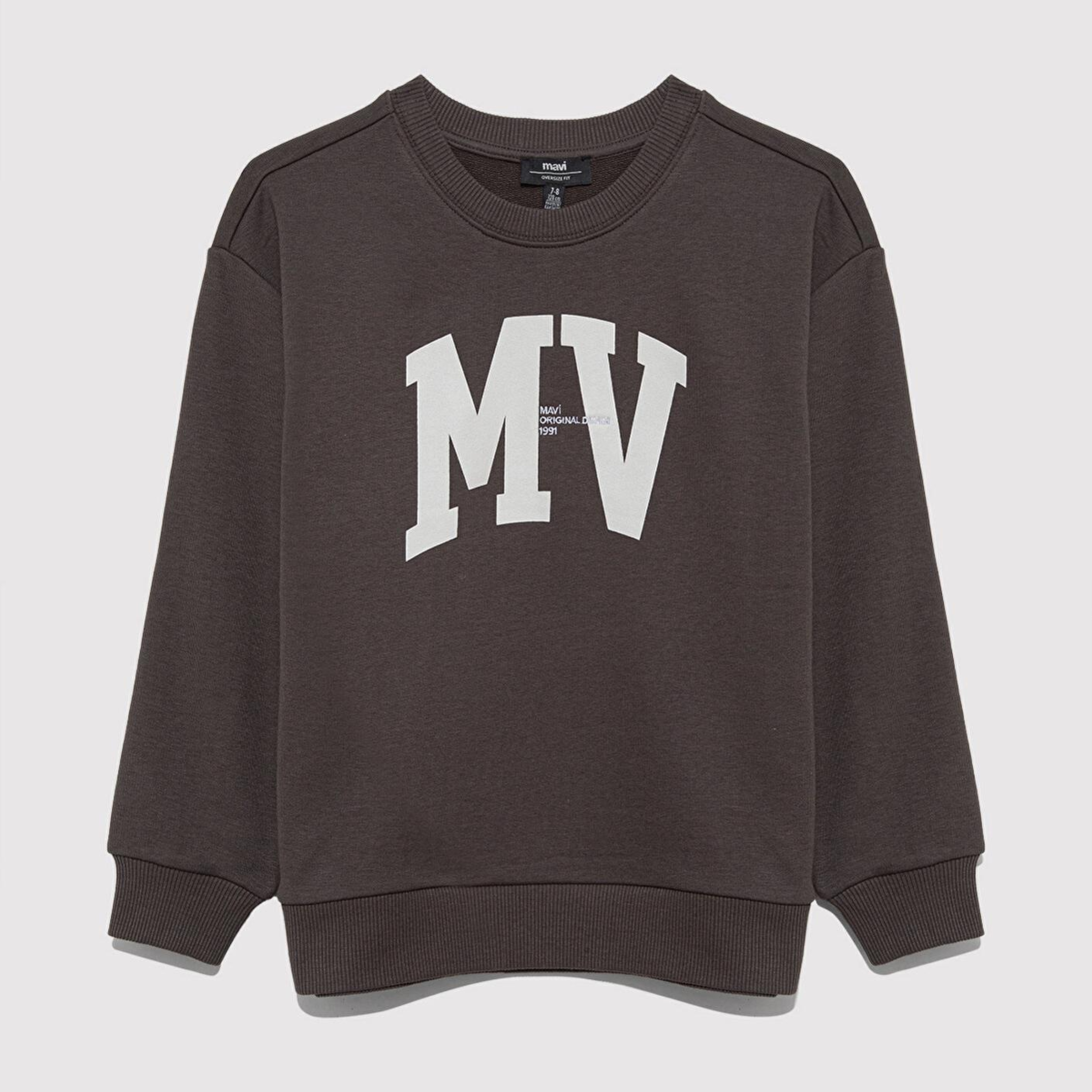 Mavi MV Baskılı Kahverengi Sweatshirt 6S10054-71593