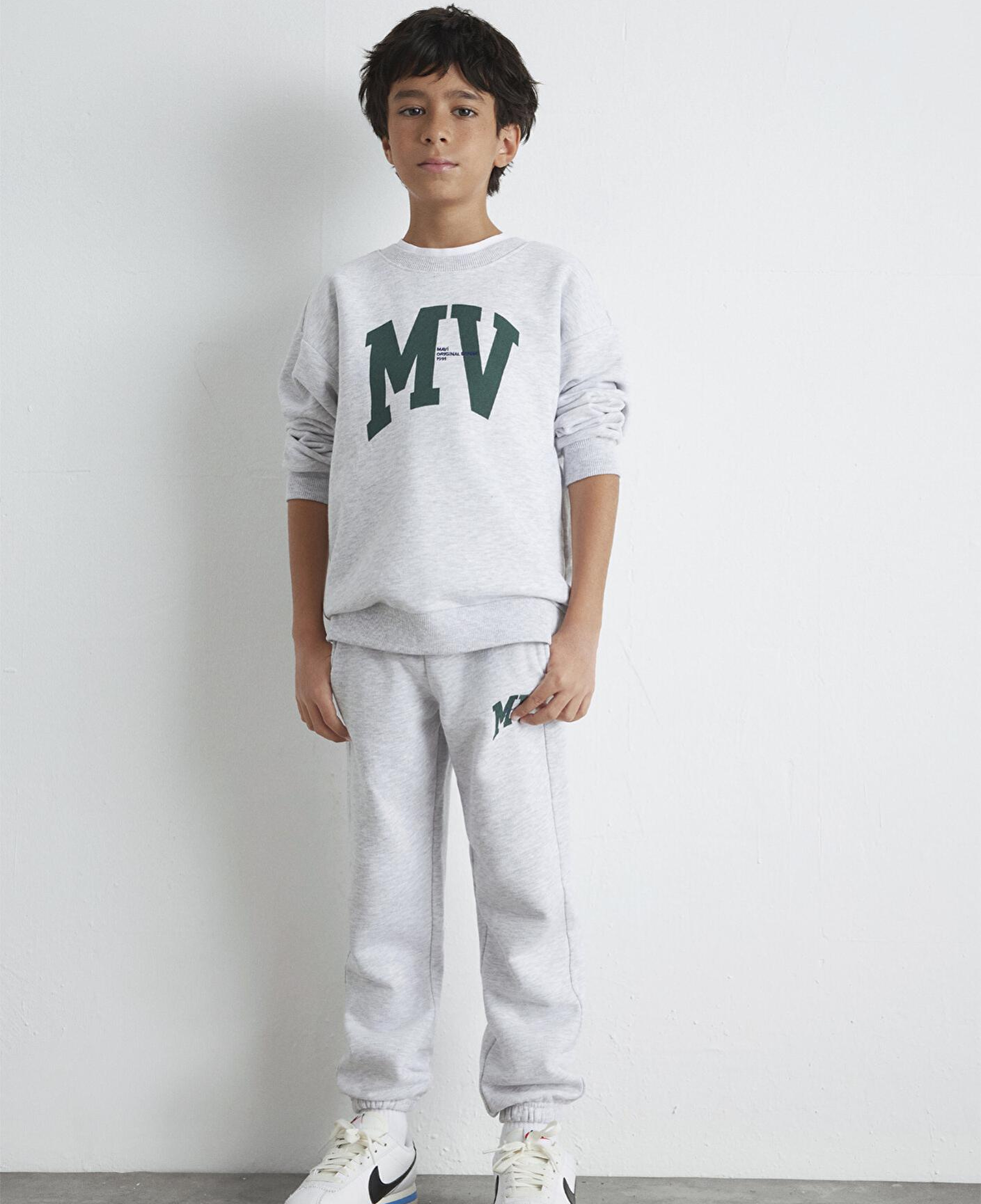 Mavi MV Baskılı Gri Sweatshirt 6S10054-88467