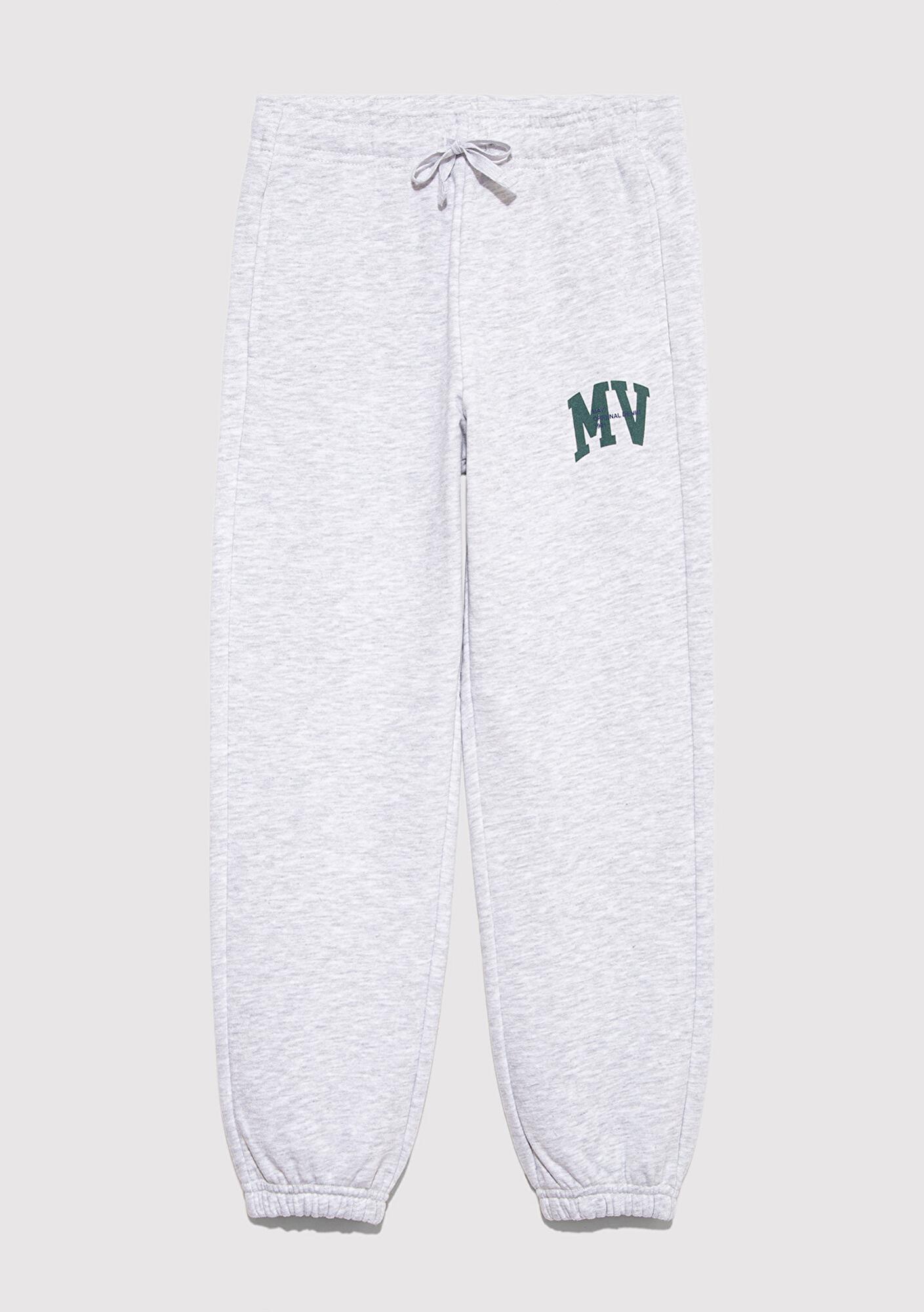 Mavi MV Baskılı Gri Eşofman Altı 6010010-88467