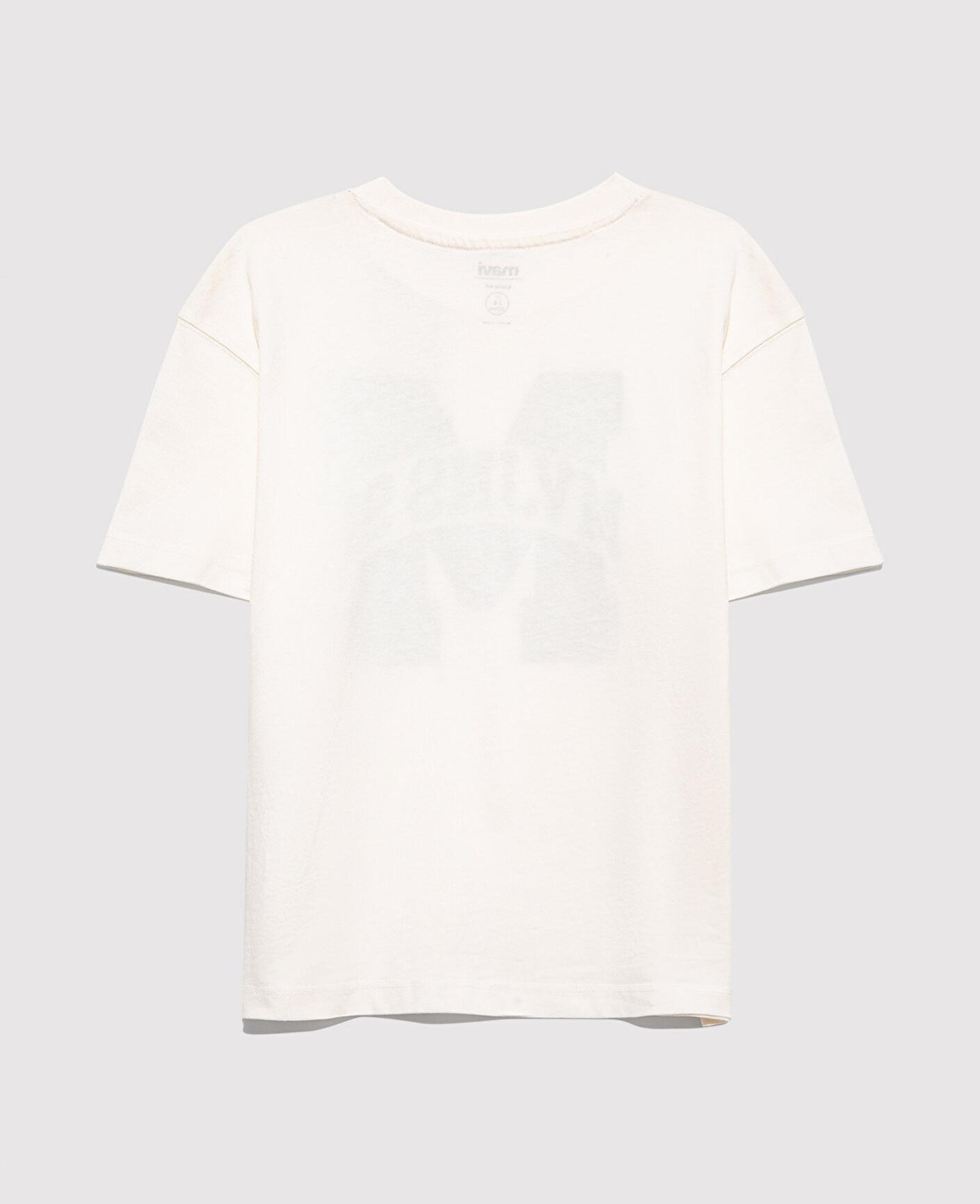 Mavi MVJNS 91 Baskılı Ekru Tişört Loose Fit / Bol Rahat Kesim 6610368-70057