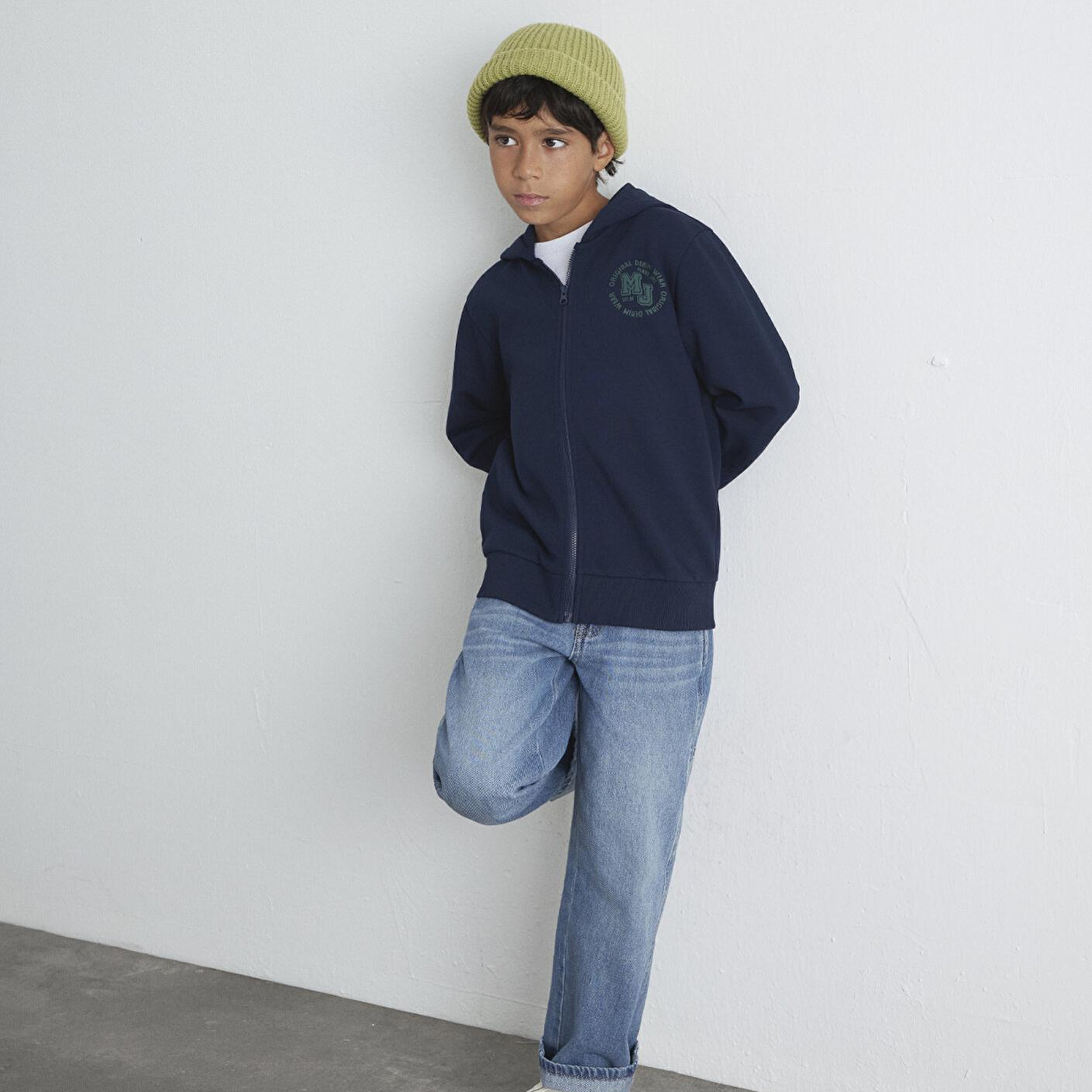 Mavi MJ Baskılı Lacivert Sweatshirt 6S10127-82318