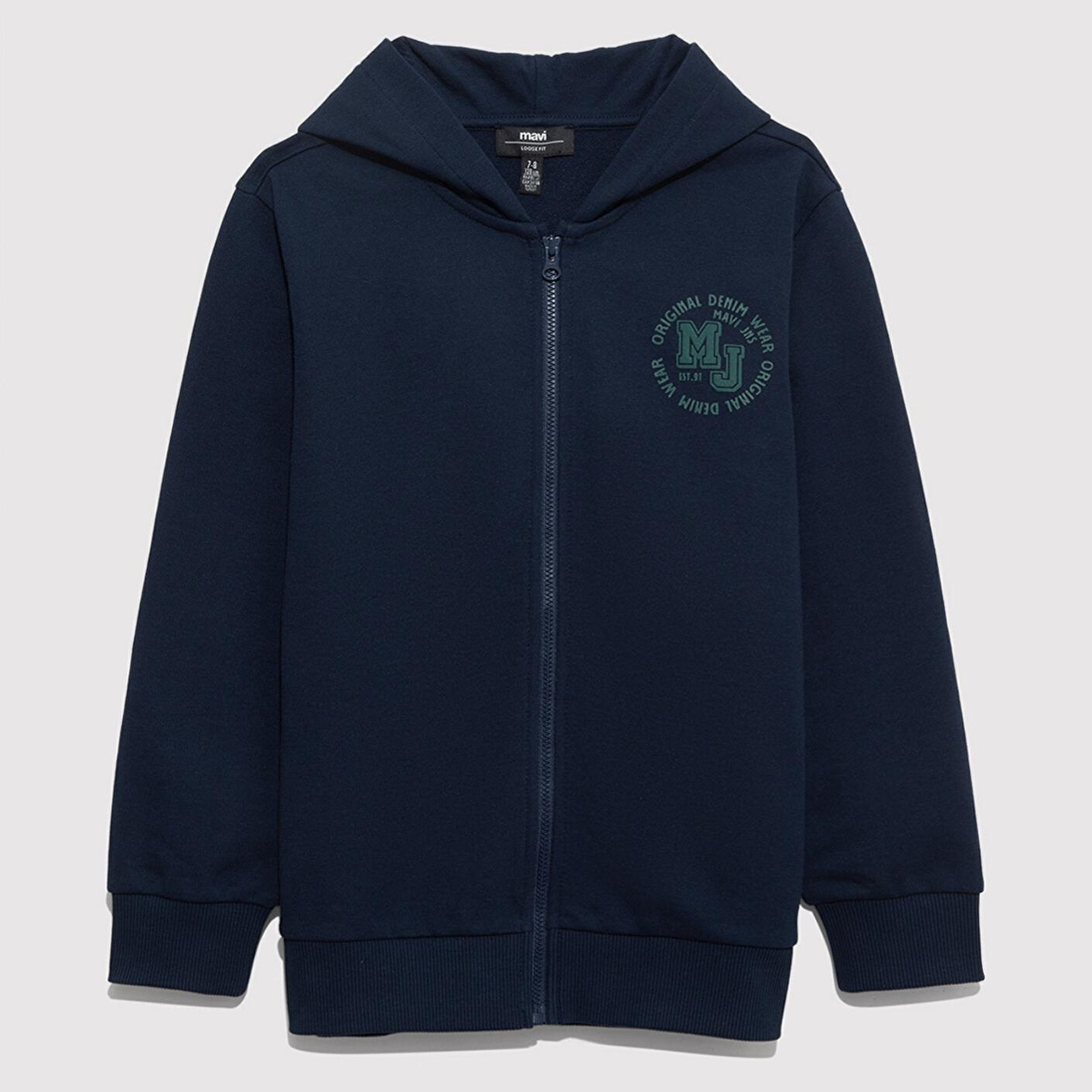 Mavi MJ Baskılı Lacivert Sweatshirt 6S10127-82318