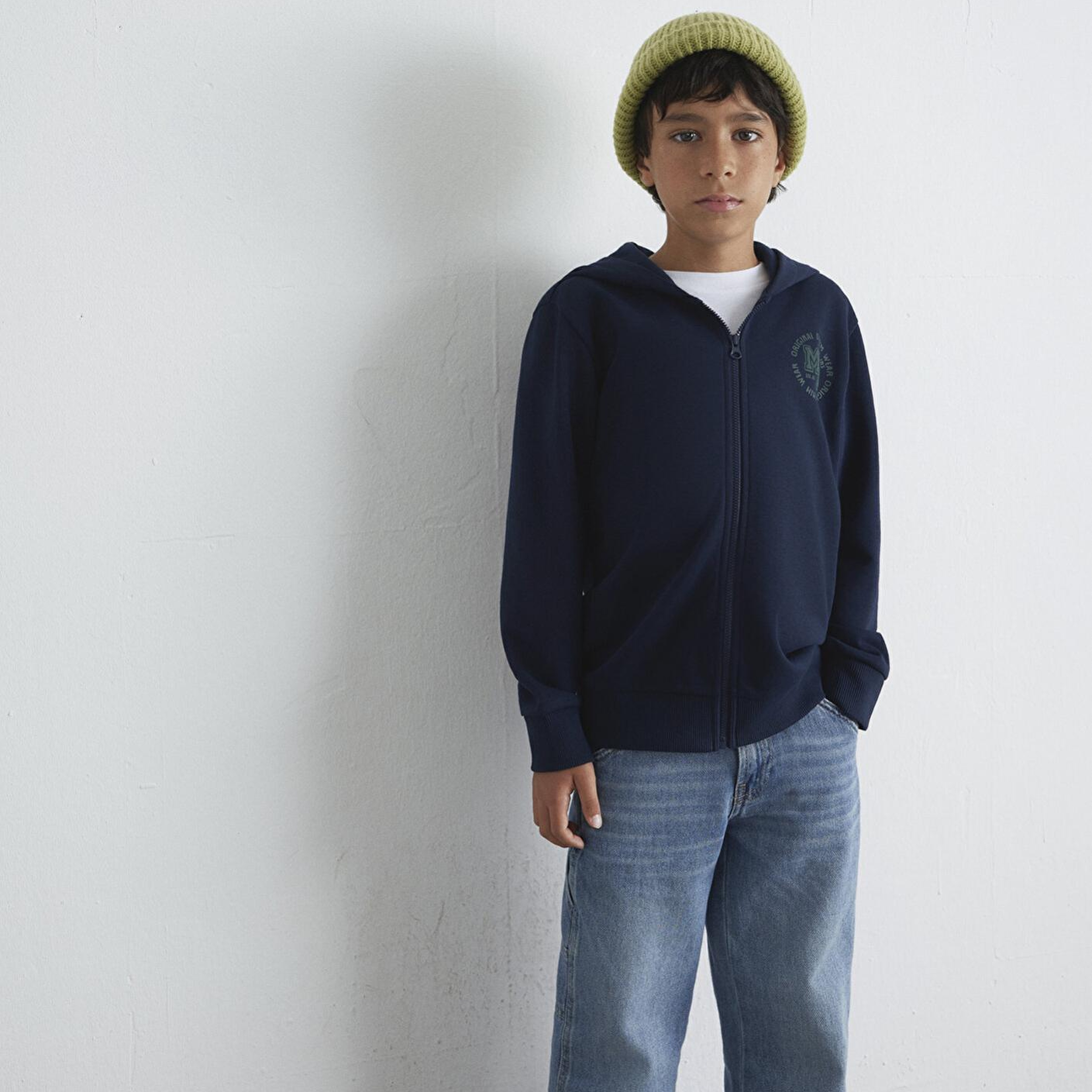 Mavi MJ Baskılı Lacivert Sweatshirt 6S10127-82318