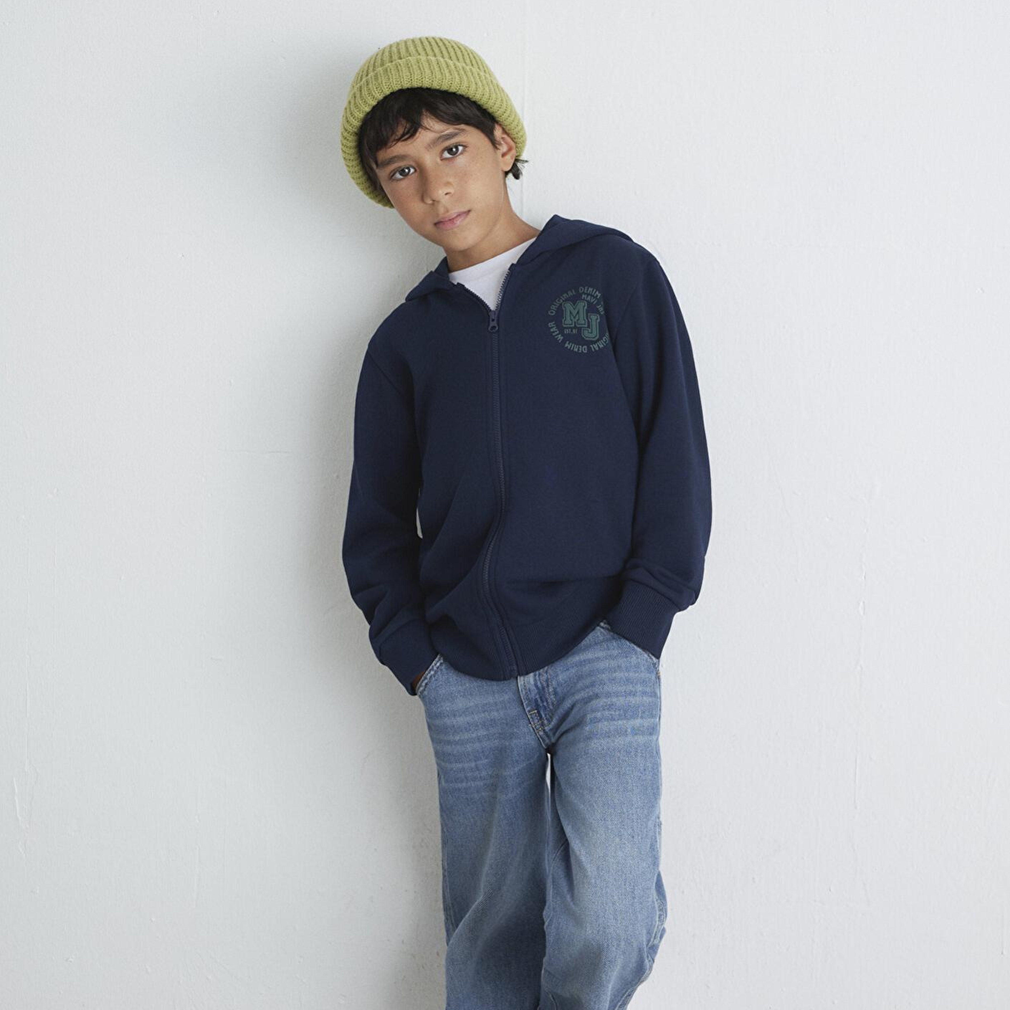 Mavi MJ Baskılı Lacivert Sweatshirt 6S10127-82318