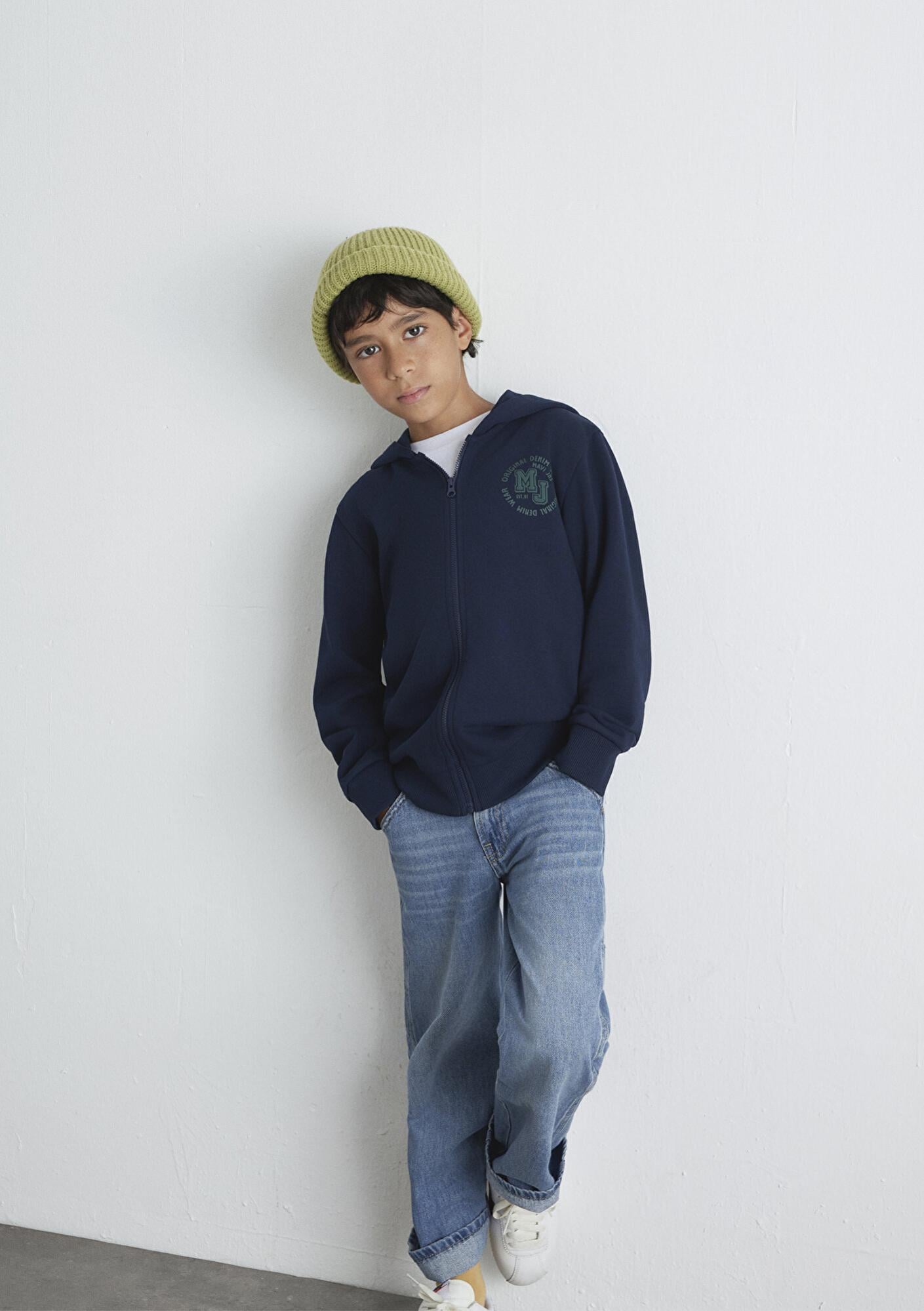 Mavi MJ Baskılı Lacivert Sweatshirt 6S10127-82318