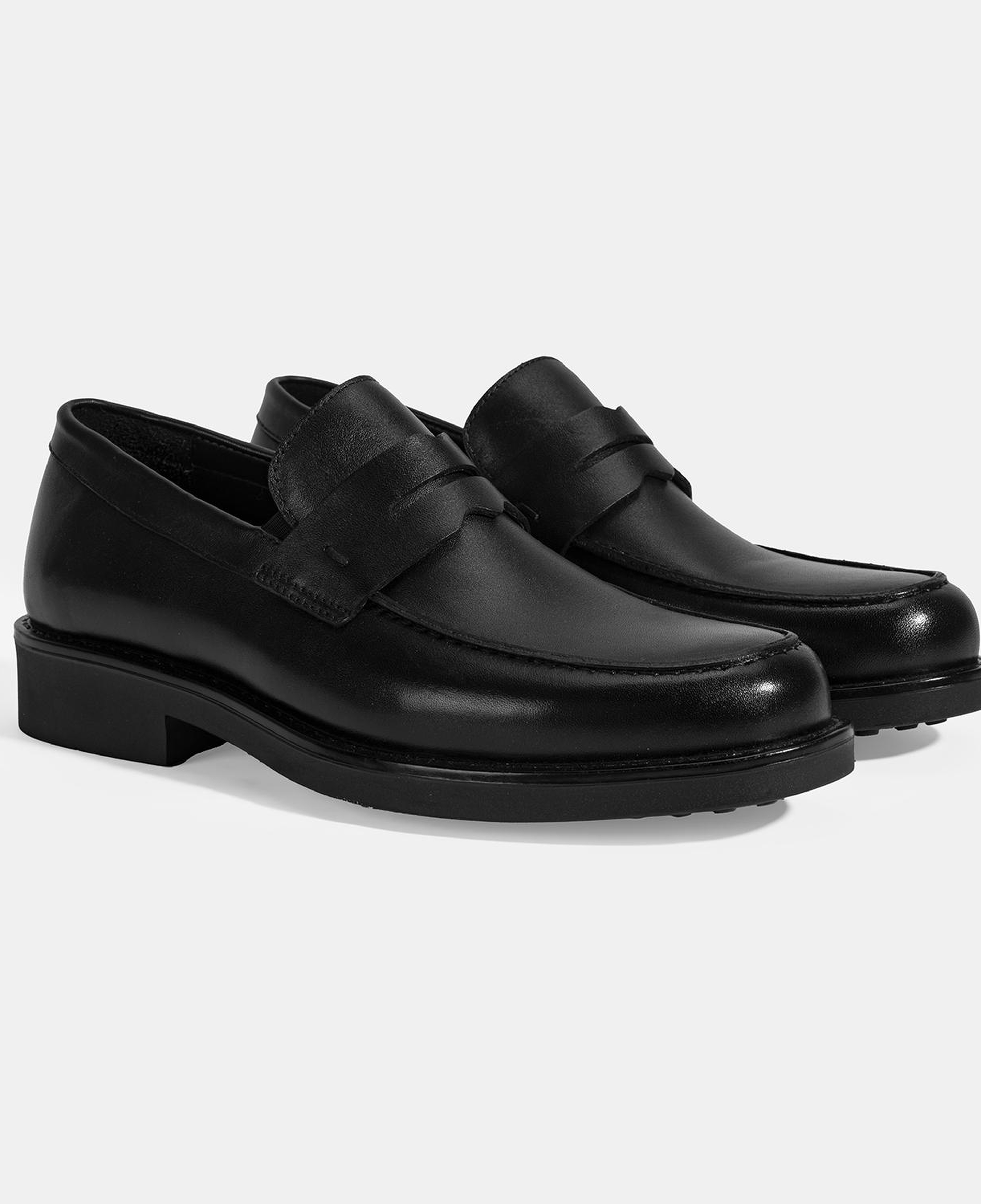 Erkek Siyah DesaComfort Deri Loafer