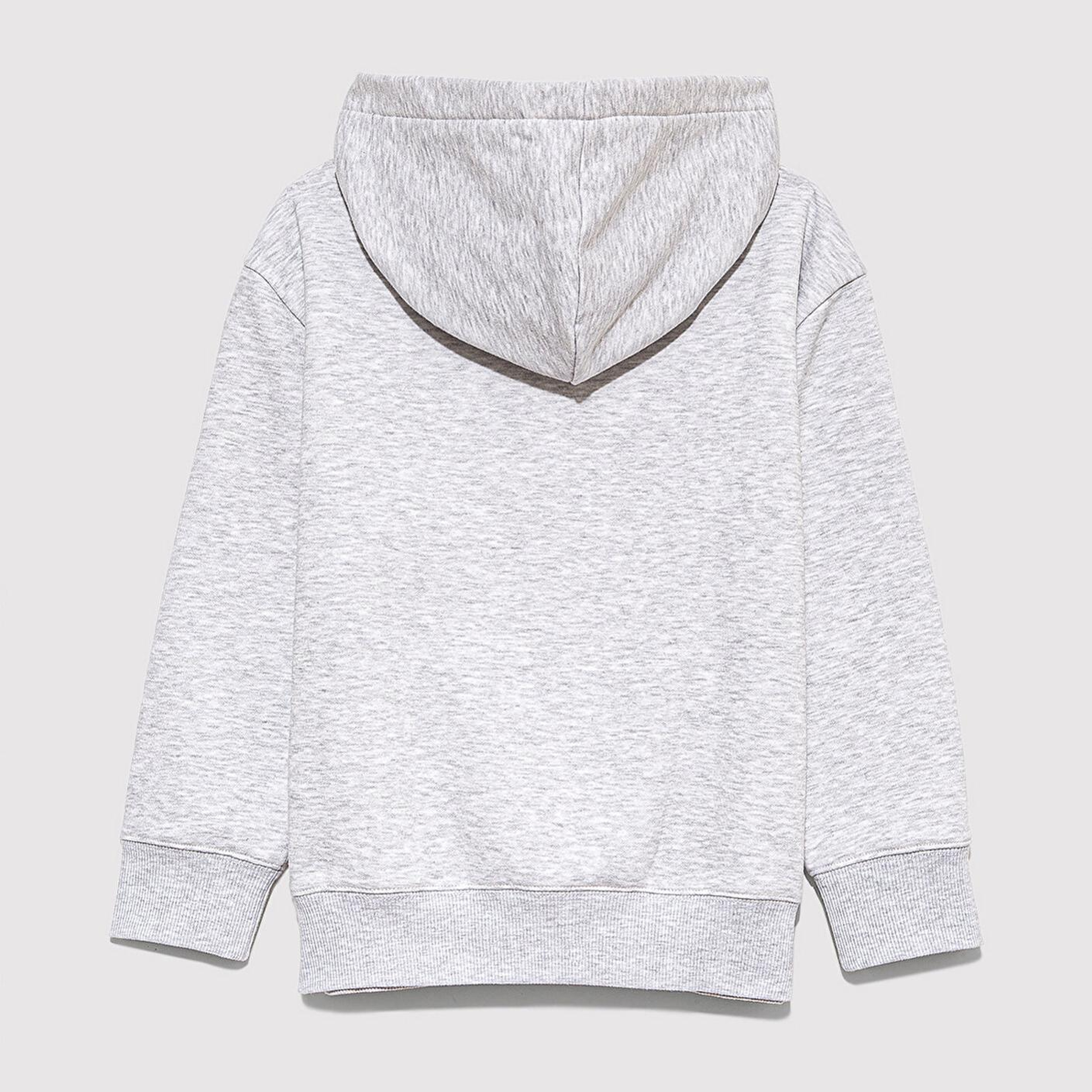 Mavi MJ Baskılı Kapüşonlu Gri Sweatshirt 6S10138-88467