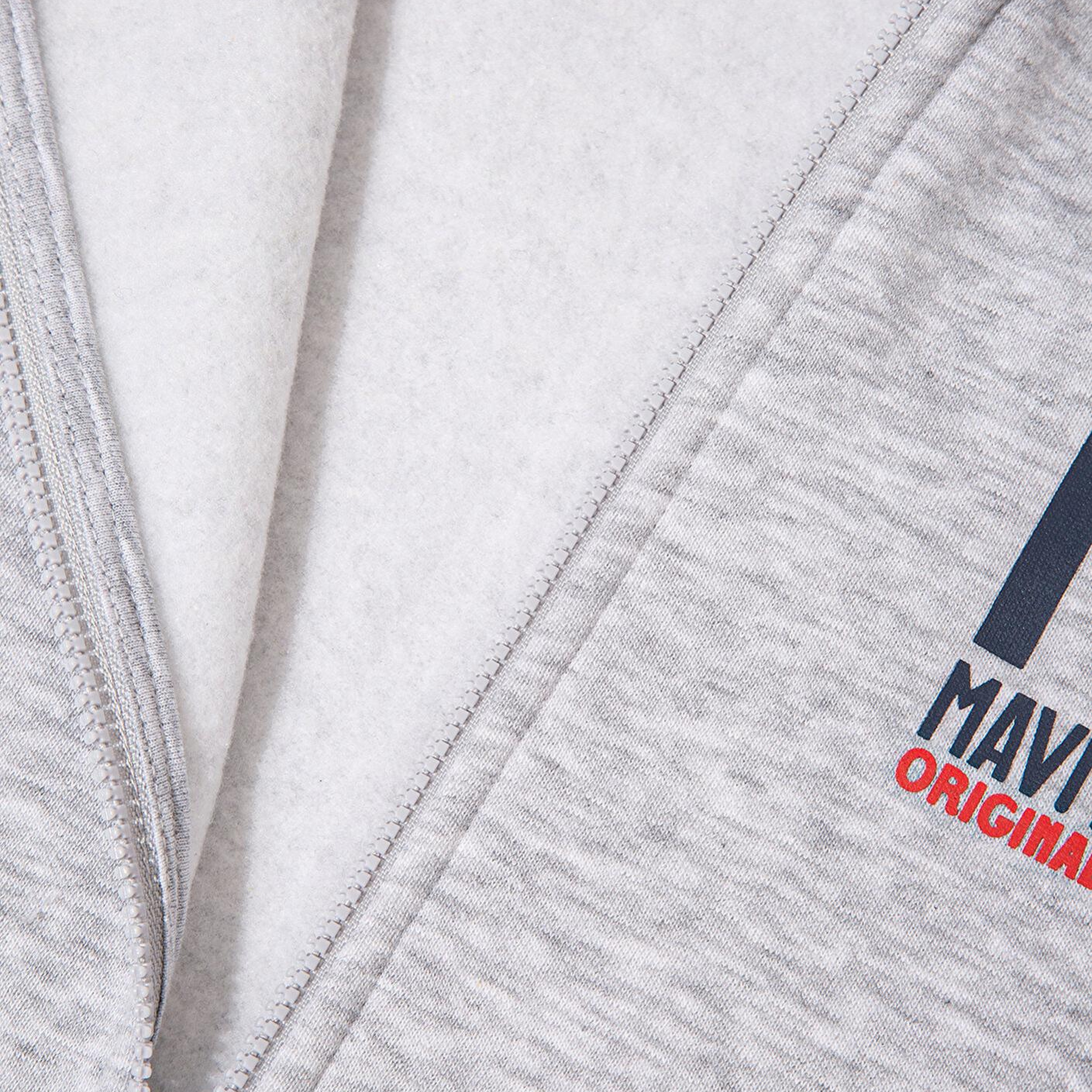 Mavi MJ Baskılı Kapüşonlu Gri Sweatshirt 6S10138-88467