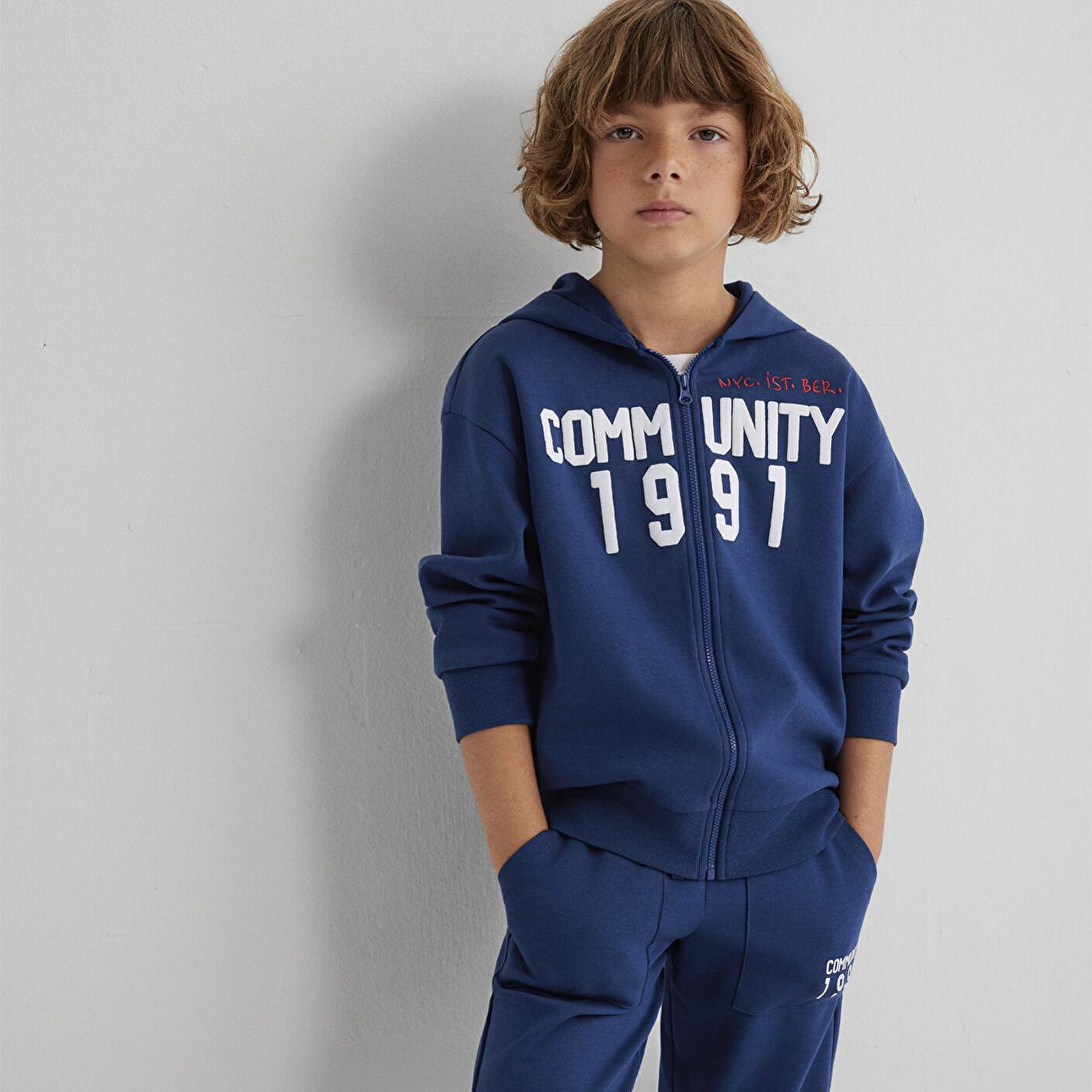 Mavi Fermuarlı Lacivert Sweatshirt 6S10119-70721