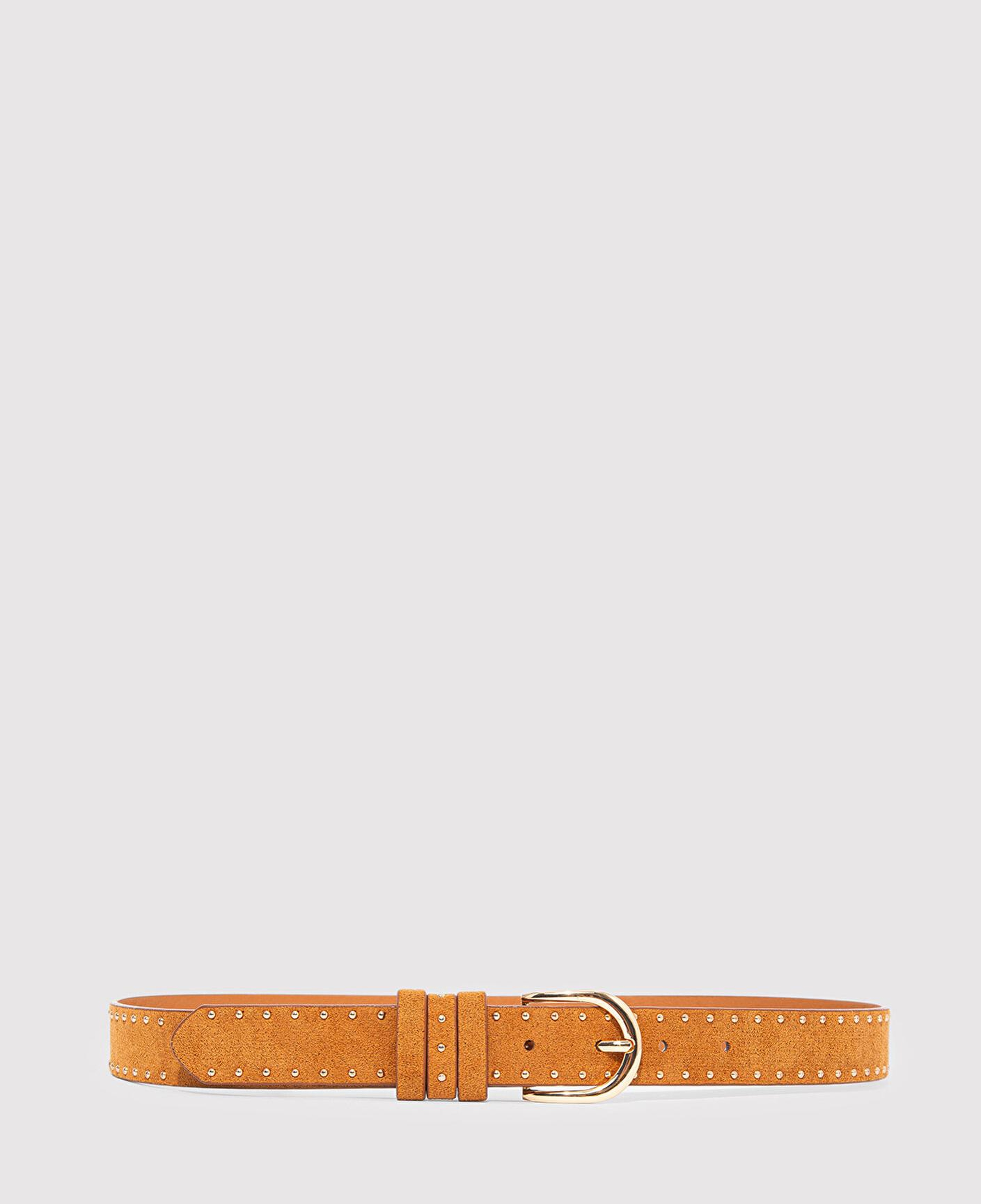 Mavi Kahverengi Suni Süet Deri Kemer 1913580-33653