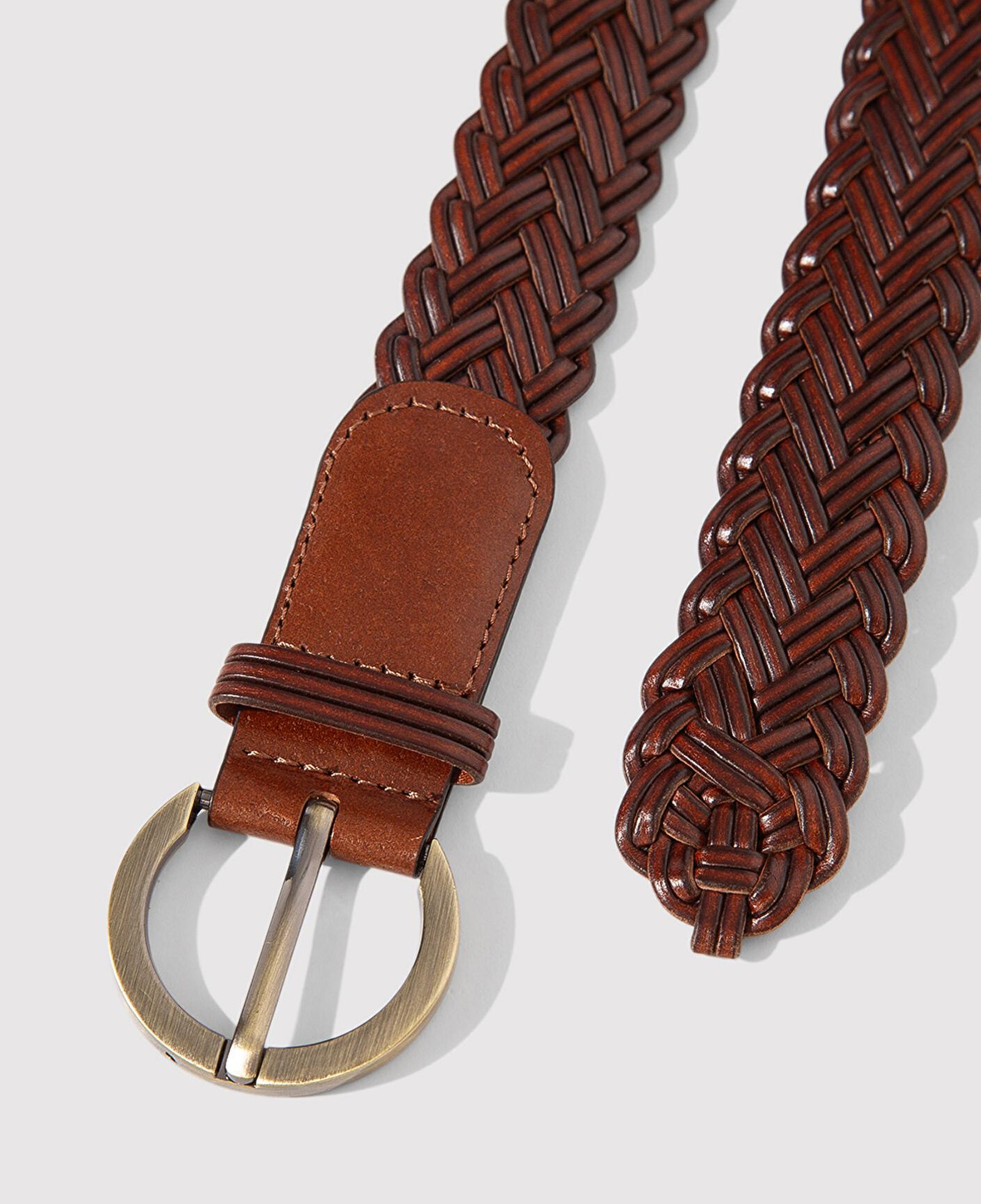 Mavi Kahverengi Deri Kemer 1913579-26823