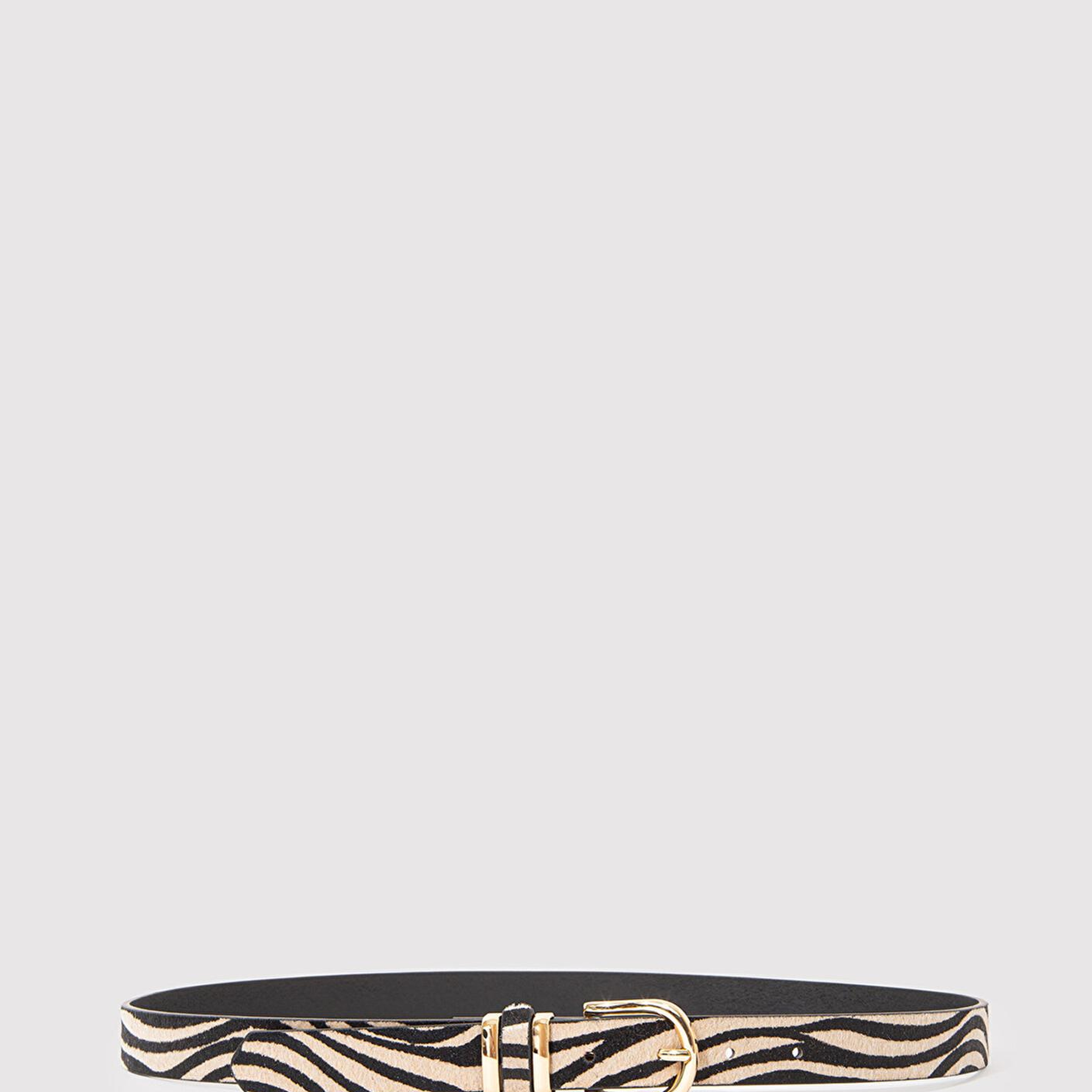 Mavi Zebra Desenli Suni Deri Kemer 1913570-900