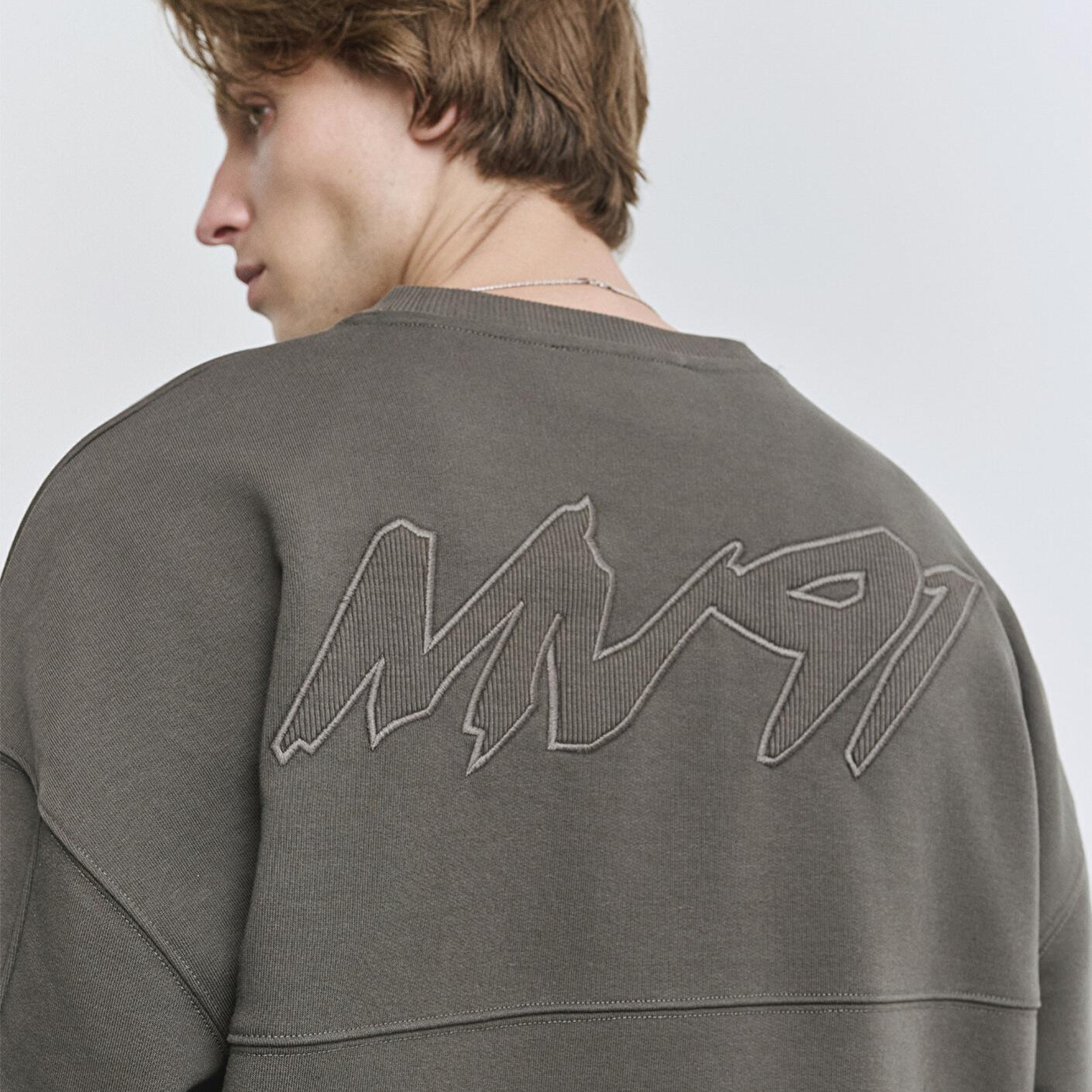 Mavi MV91 Sırt Baskılı Yeşil Sweatshirt 0S10405-71542
