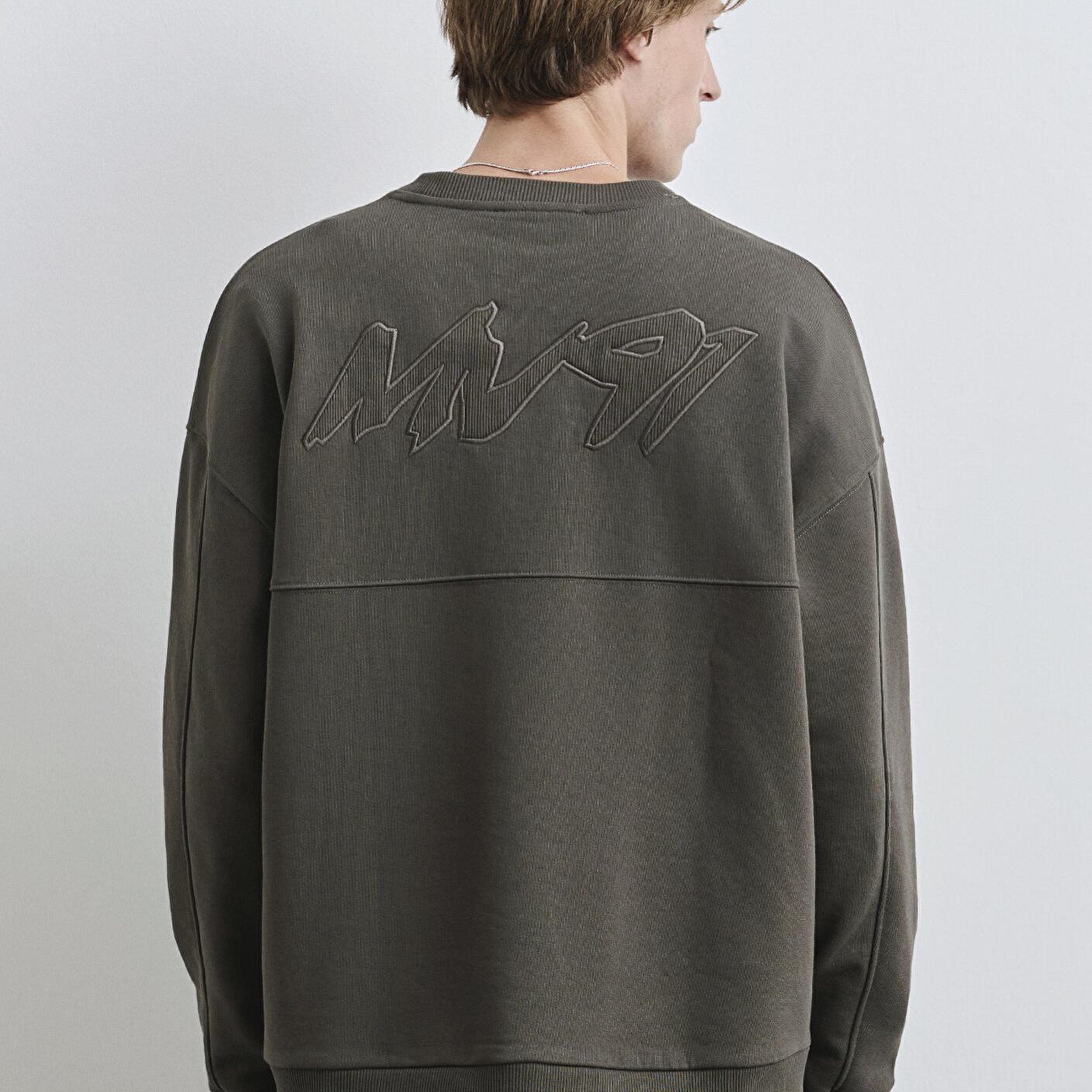 Mavi MV91 Sırt Baskılı Yeşil Sweatshirt 0S10405-71542