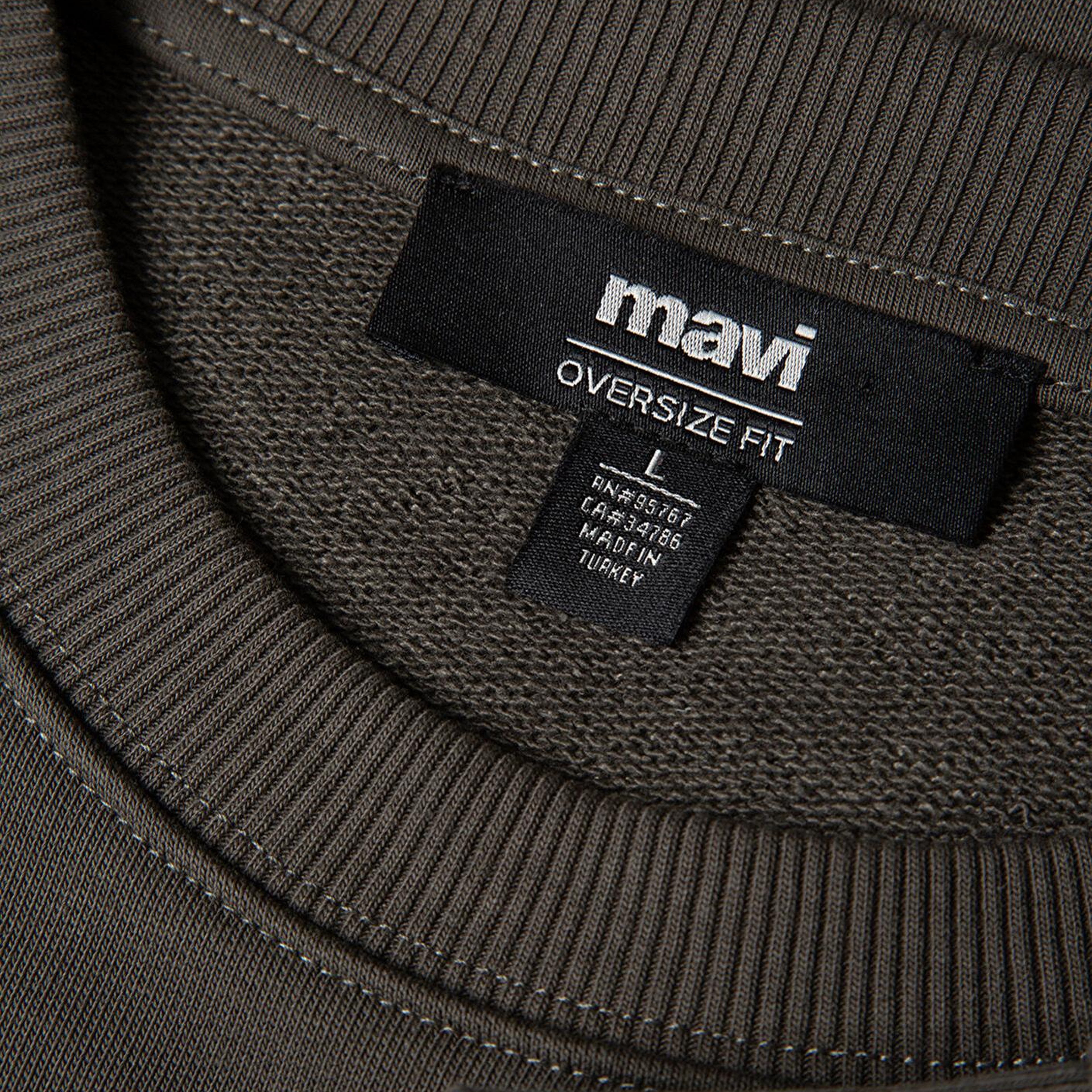 Mavi MV91 Sırt Baskılı Yeşil Sweatshirt 0S10405-71542