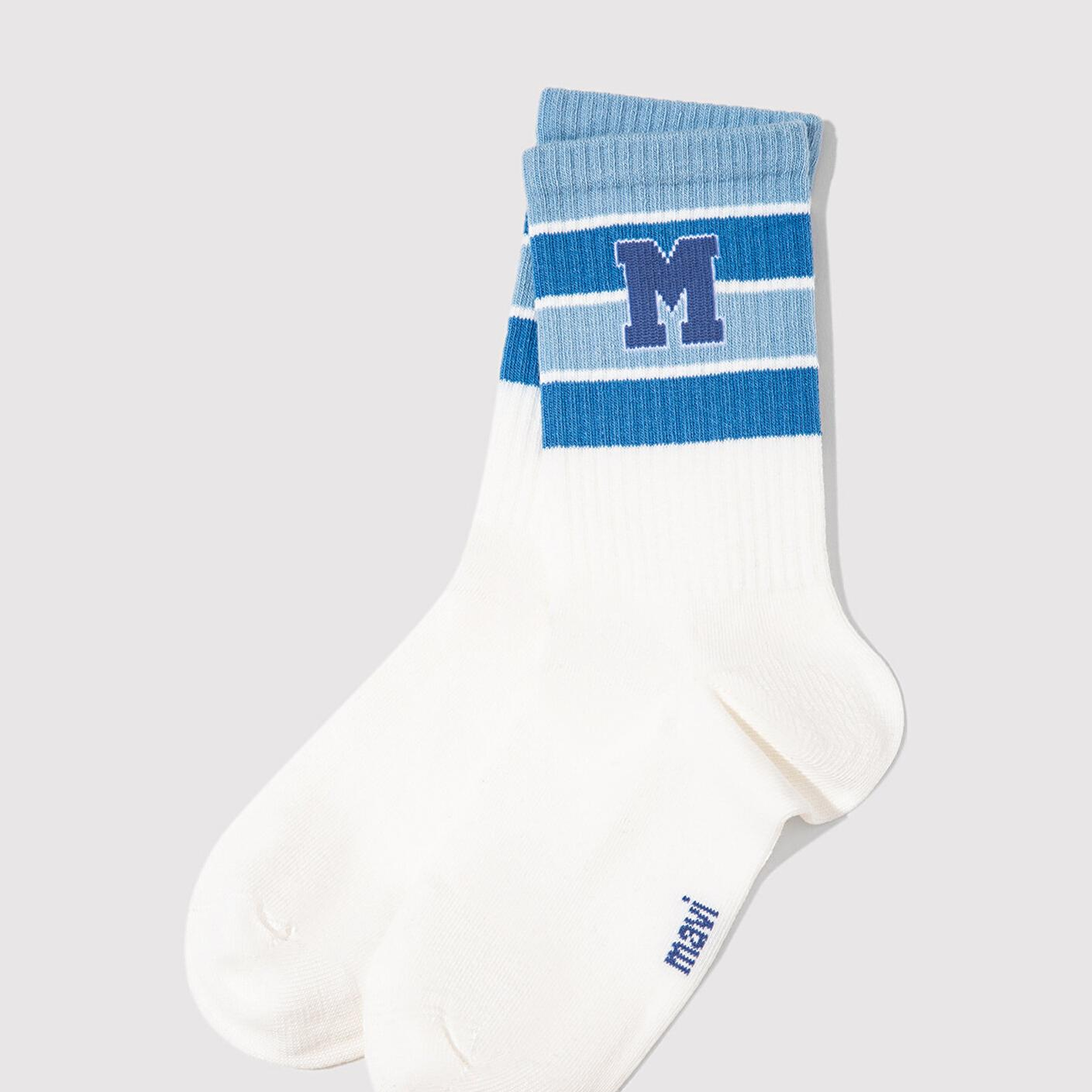 Mavi Ekru Soket Çorap 1912828-25705