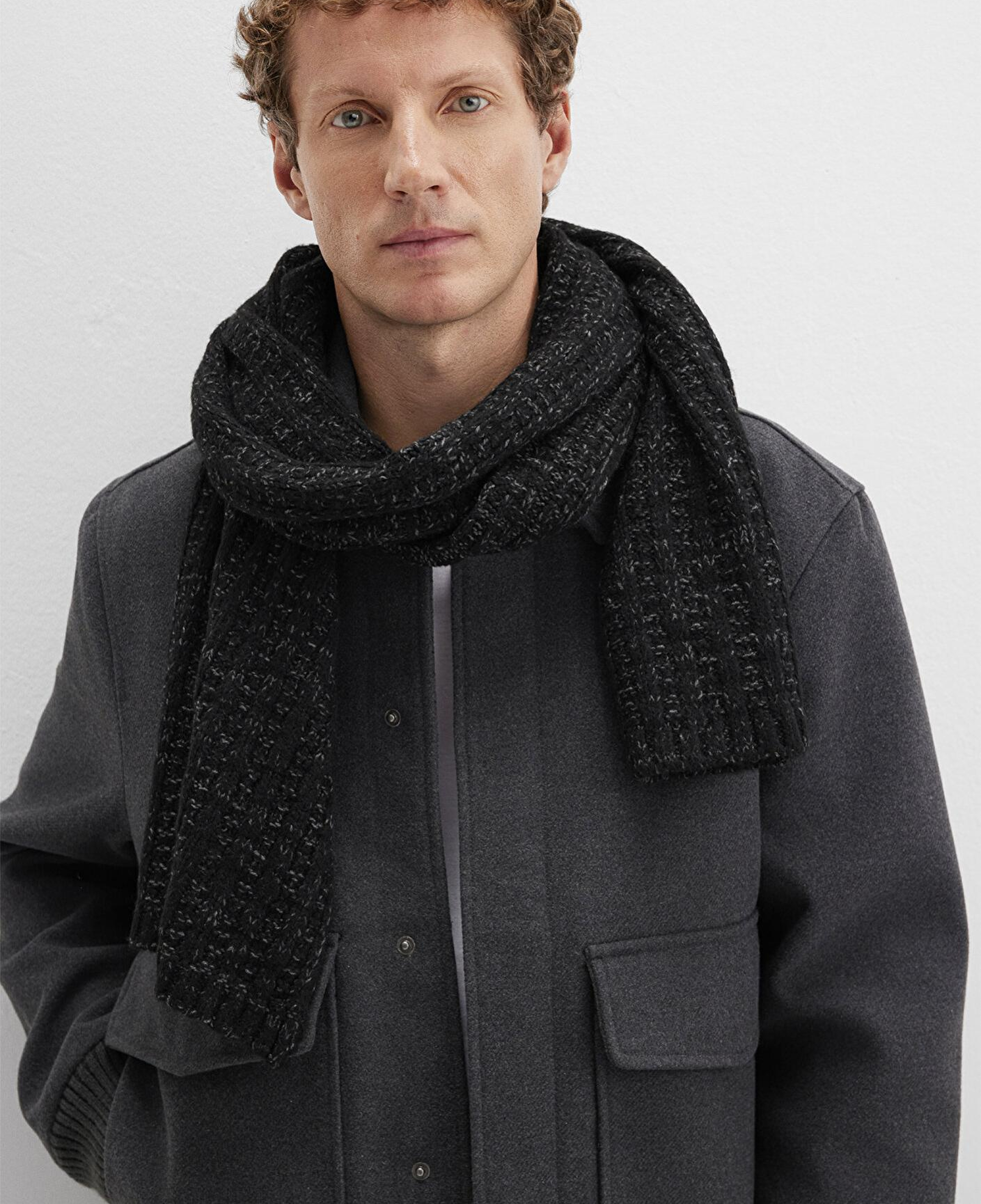 Mavi Siyah Atkı 0912036-900