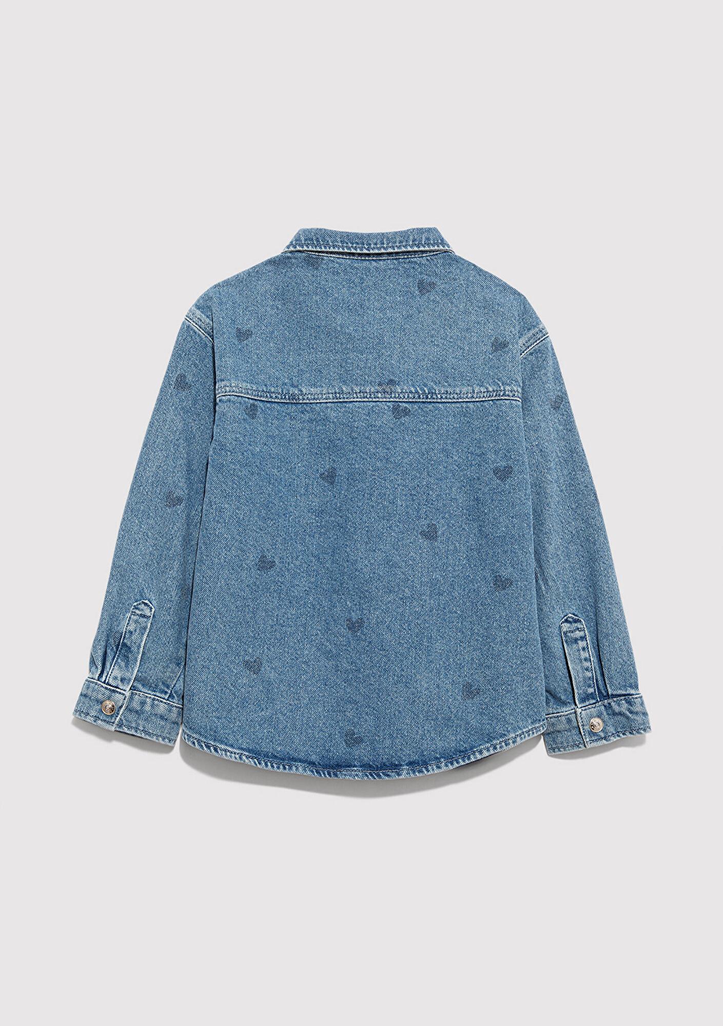 Mavi Lullu Açık Mavi Jean Gömlek Regular Fit / Normal Kesim 7210002-90880