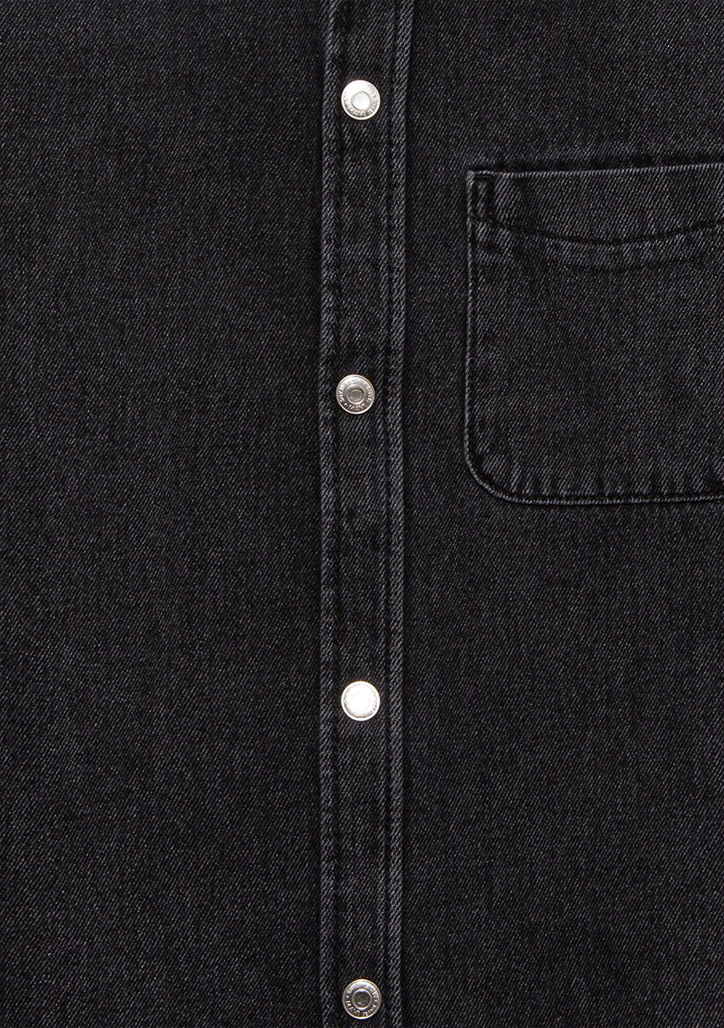 Mavi Bob 90lar Antrasit Denim Jean Gömlek Oversize / Geniş Kesim 6210000-89447