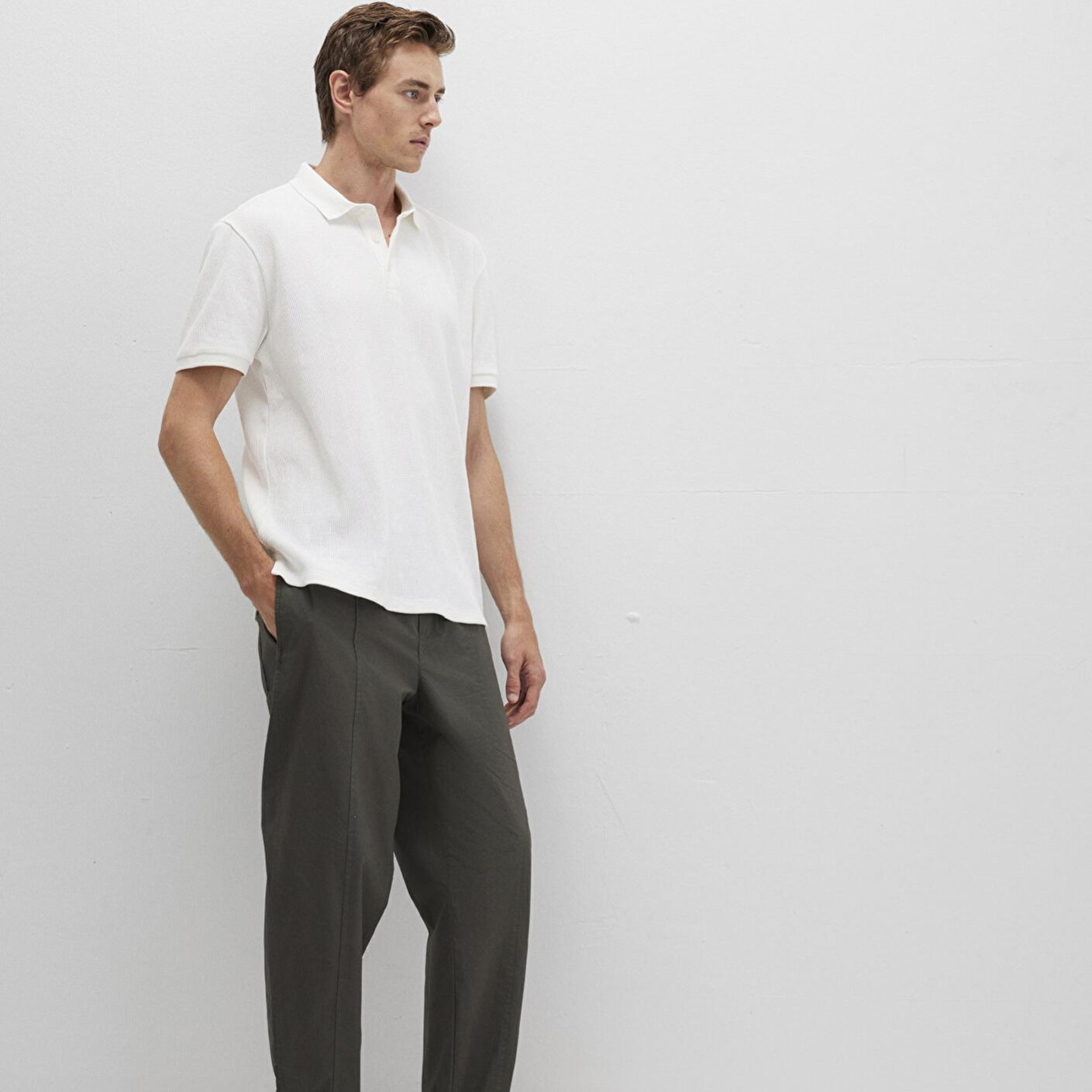 Mavi Beli Lastikli Antrasit Jogger Pantolon 0010190-86764